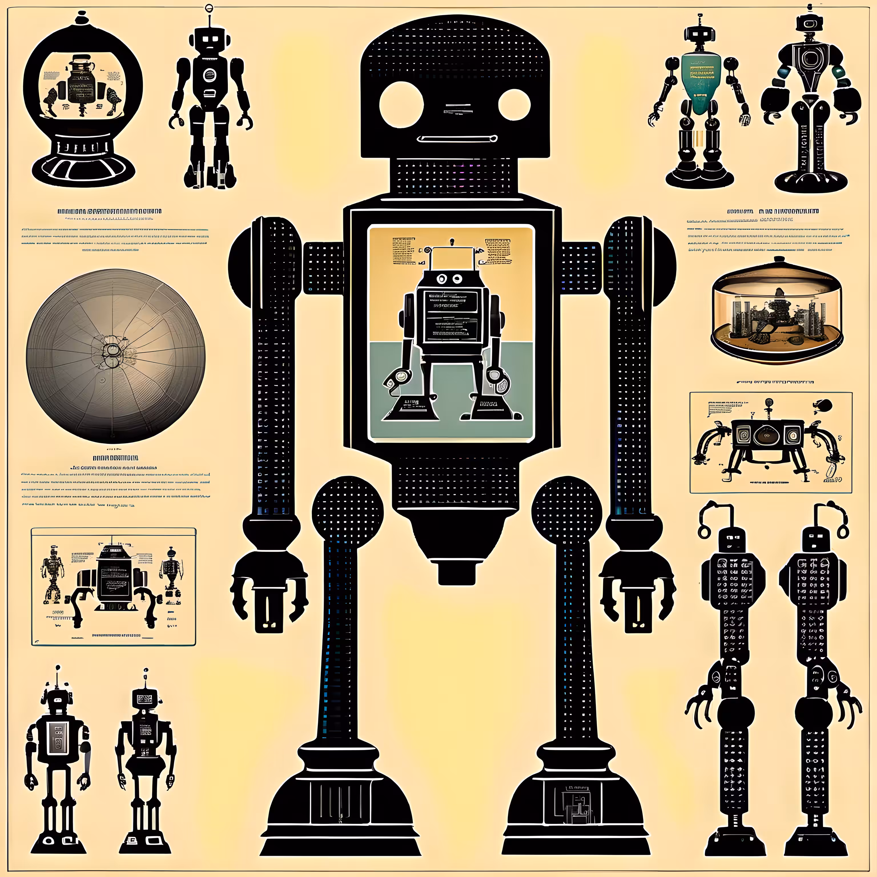 STUDIES ON ROBOTS - 20TH CENTURY #26