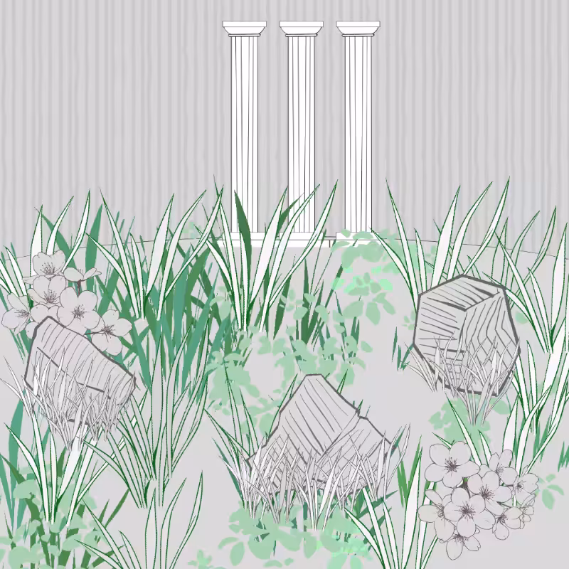 Wild Grass and Rubble #87