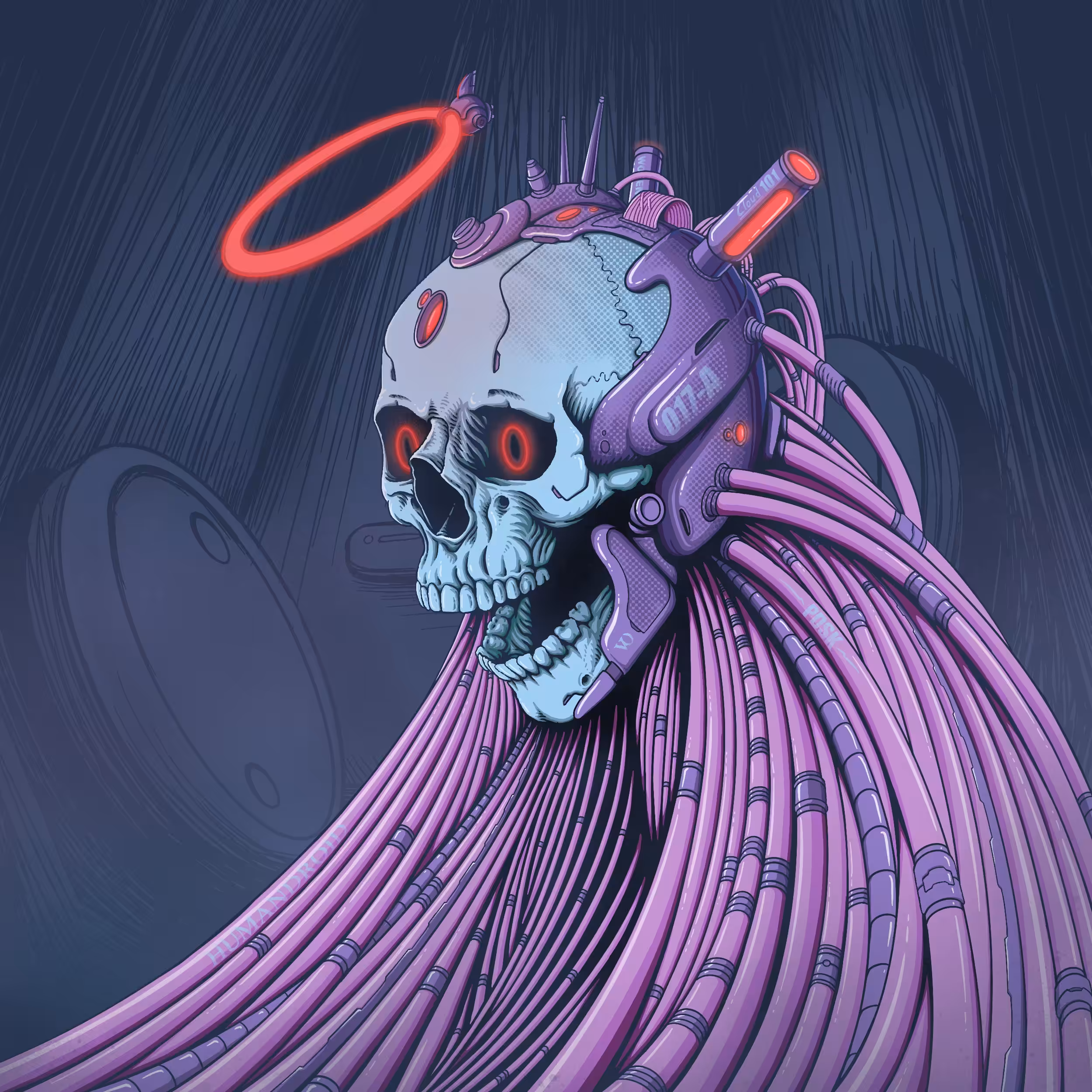 SKULL CYBERPUNK 017-A