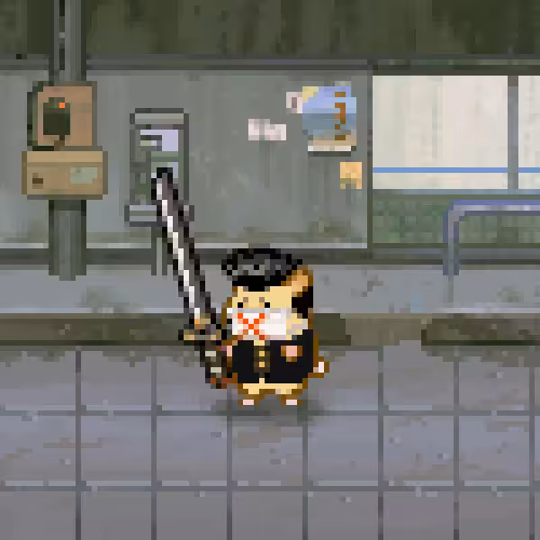 Bad Hamster No.10/1000 (rare)