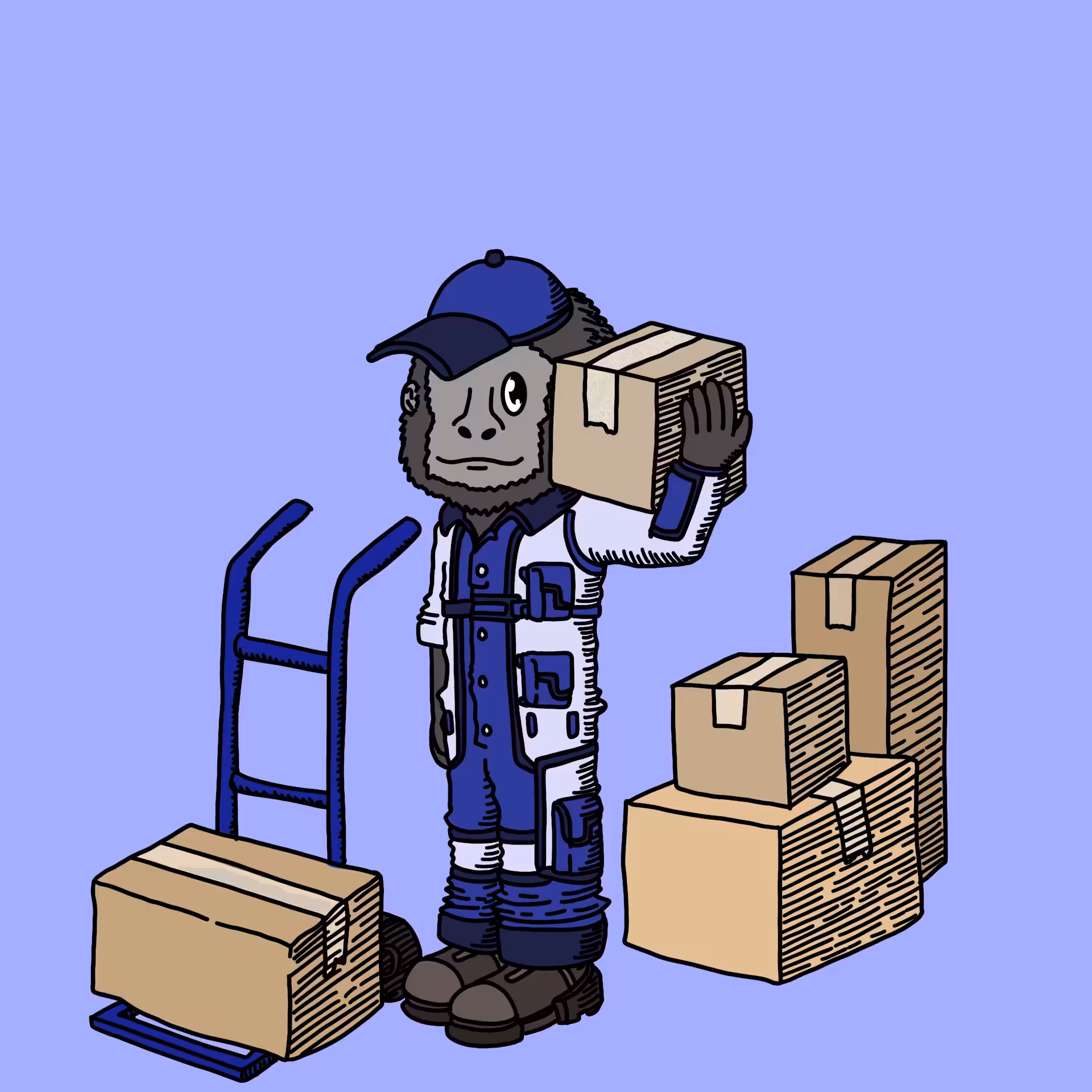 Mover one eyed guy #00424
