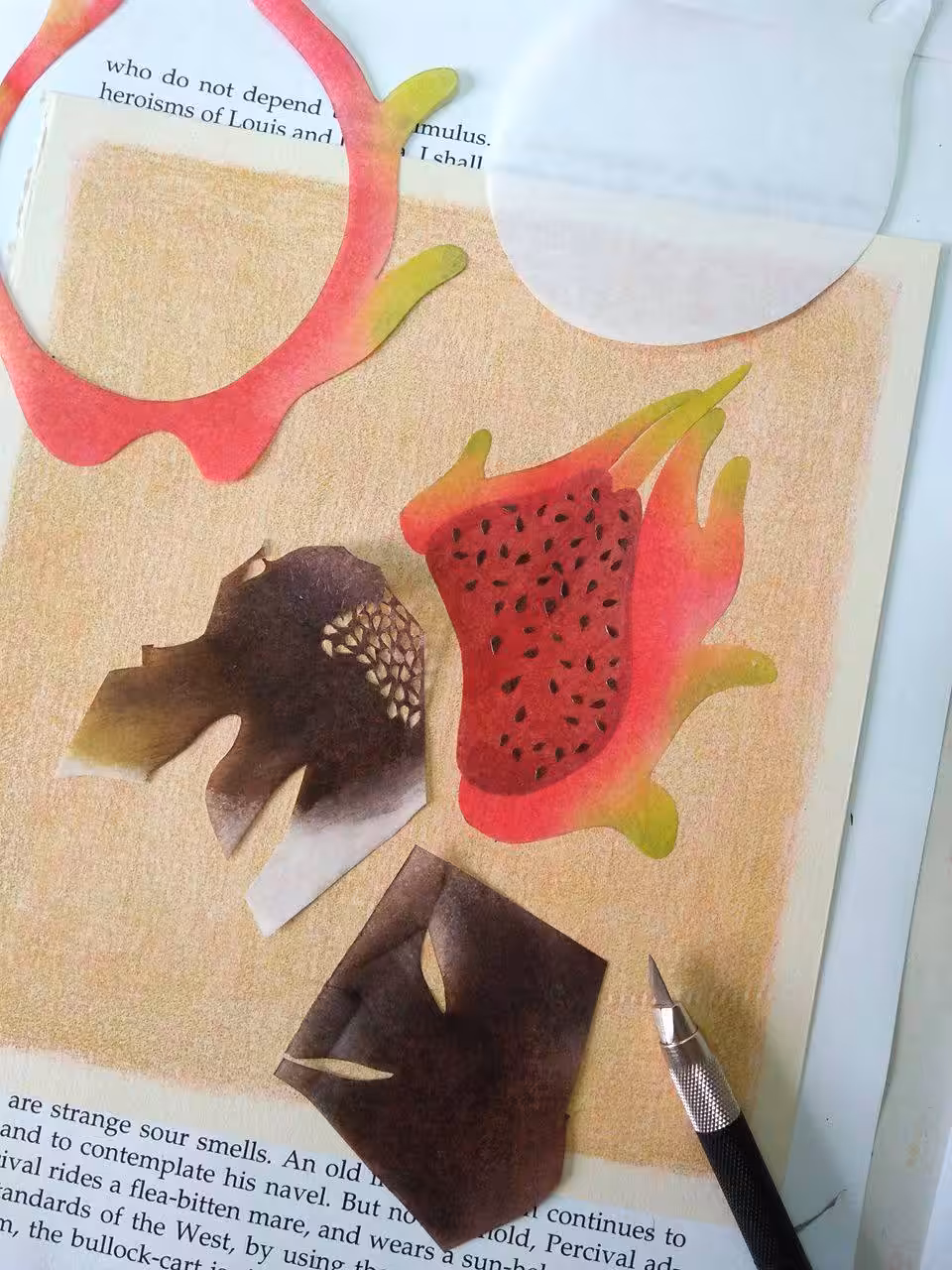 The Making process of "Tropical Fruits Therapy" 4/6