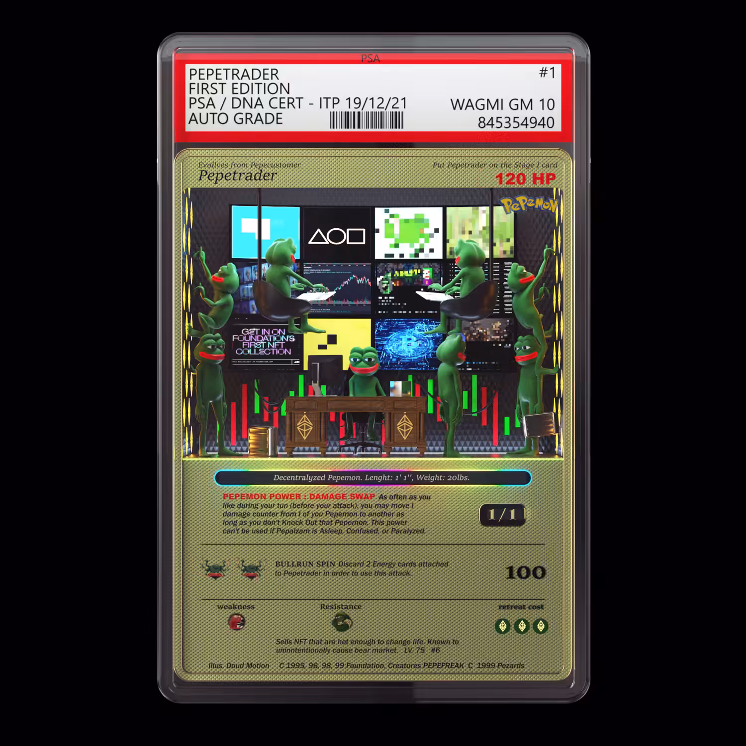 Pepemon Card #001