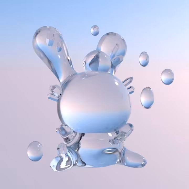 雨あがり - "After the rain" Buddha Bunni Collectible 1