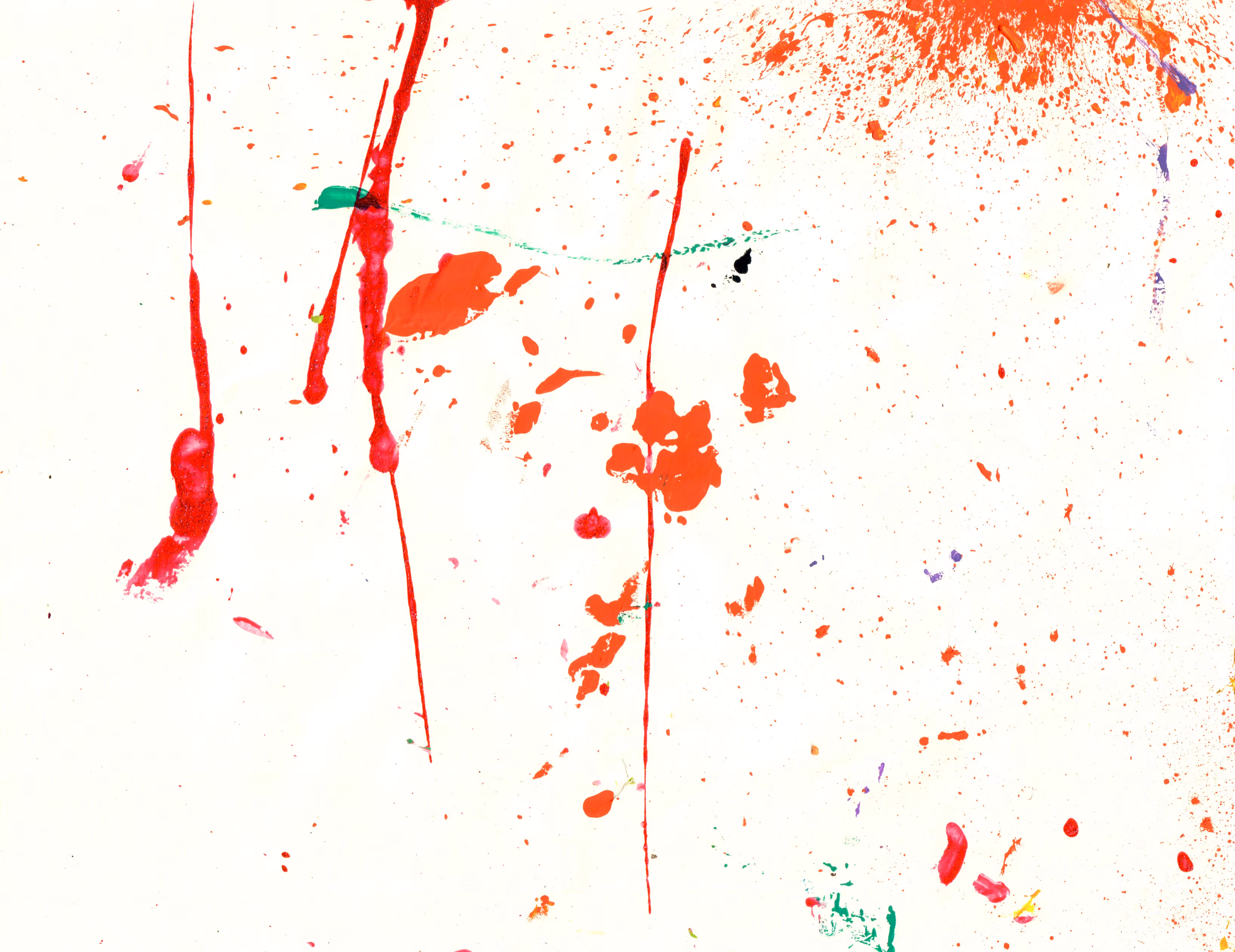 Air Rifle and Tempera Paint on Paper 20 