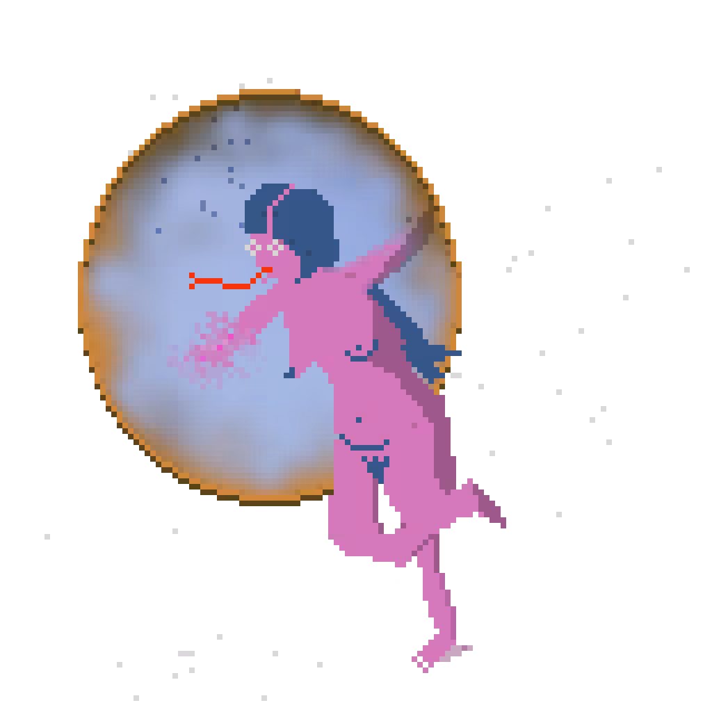 she who has crossed the portal