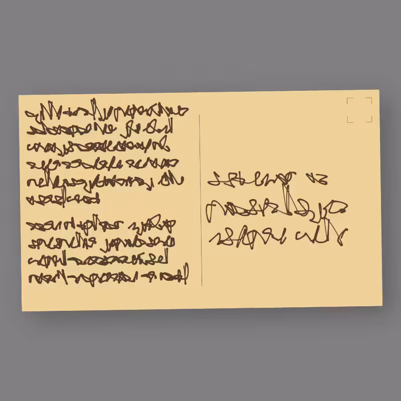 Unmailed Postcards #2