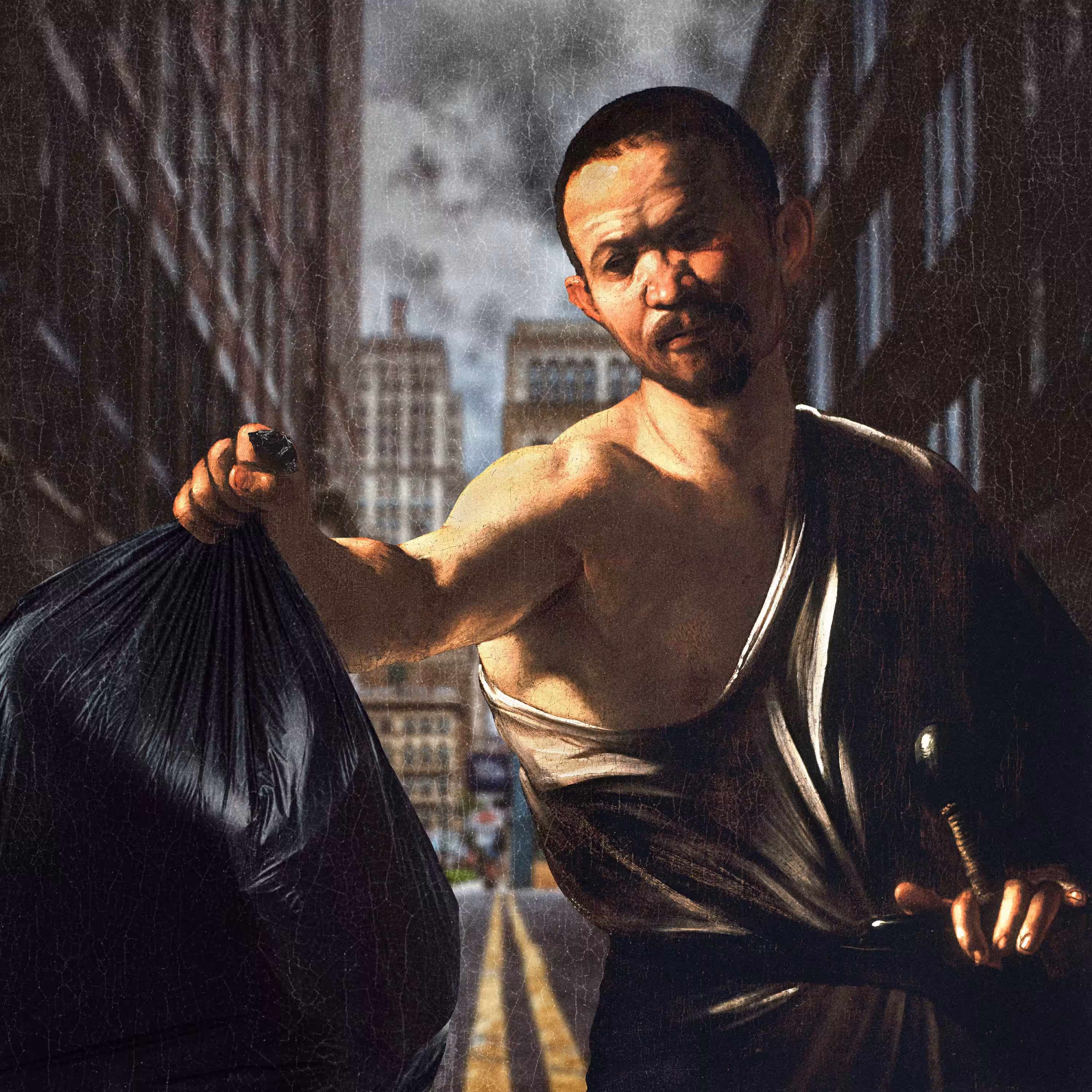 Salome with the Garbage Bag