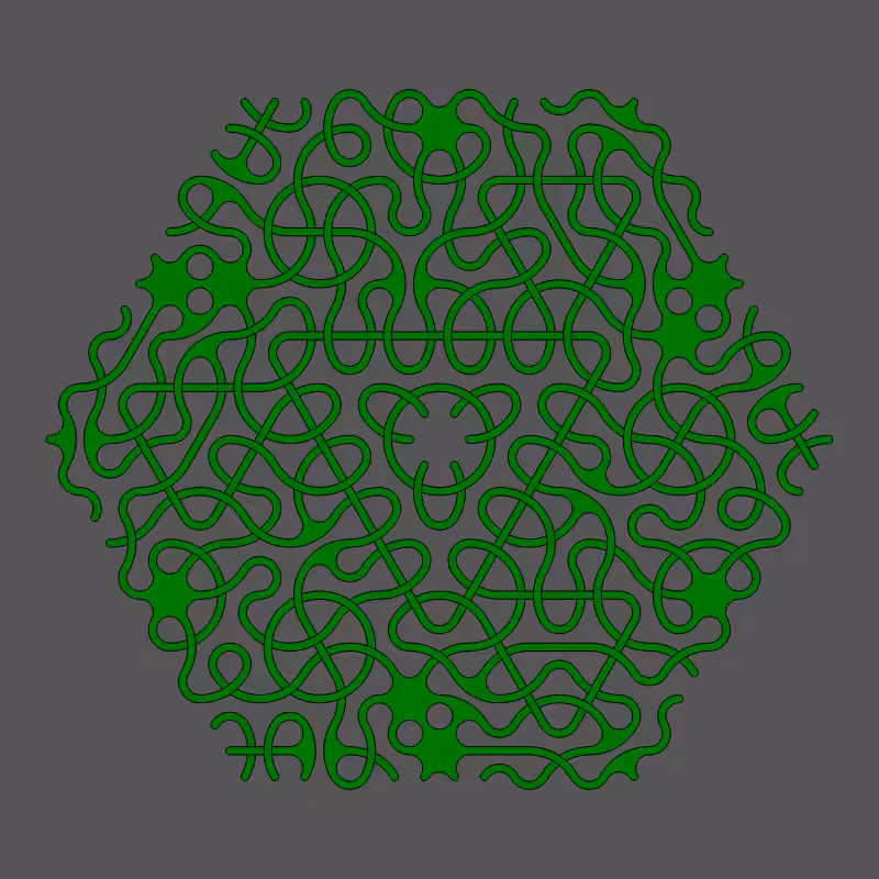 Threefold Symmetry - Dark Variations #295