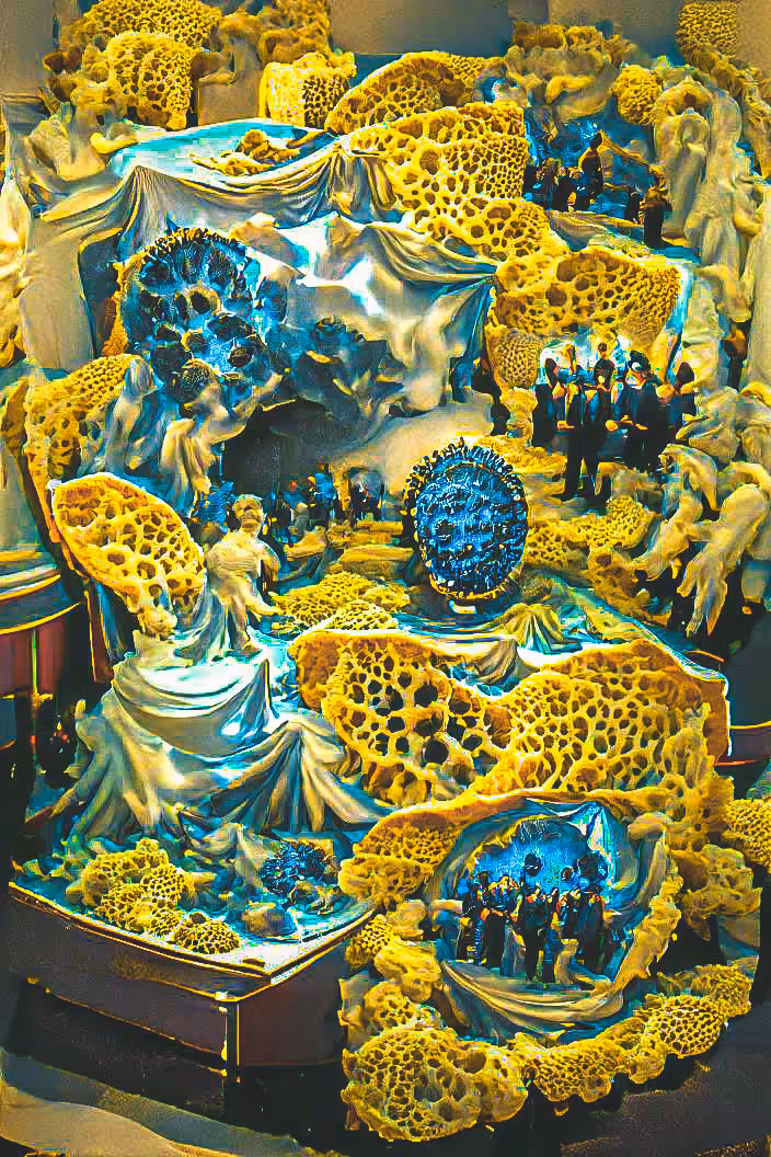 Cracked Blue Mandelbulb