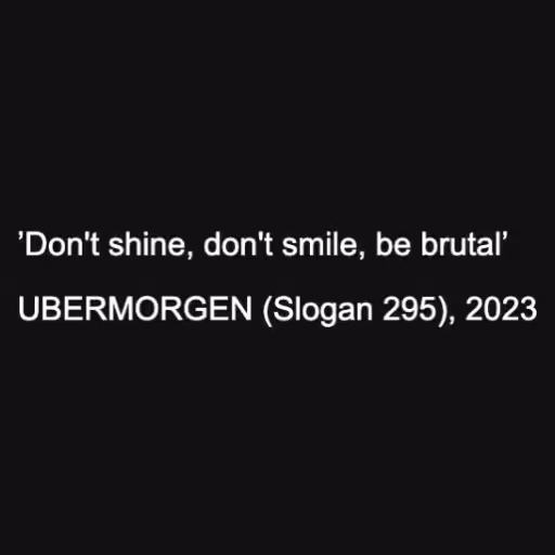’Don't shine, don't ...