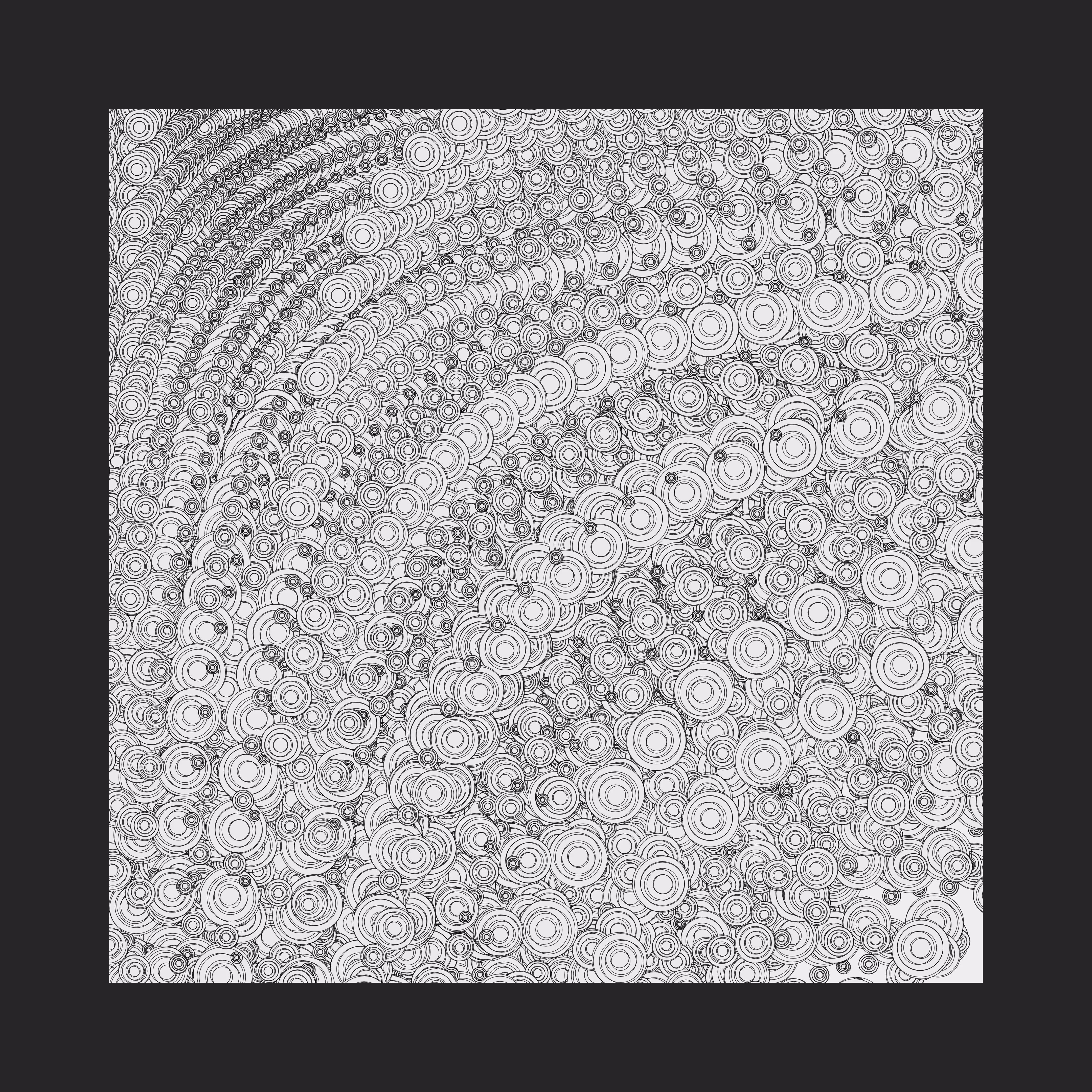 triptych: SQUARE circle triangle