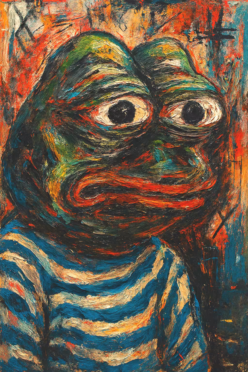 Expressionist portrait of Pepe