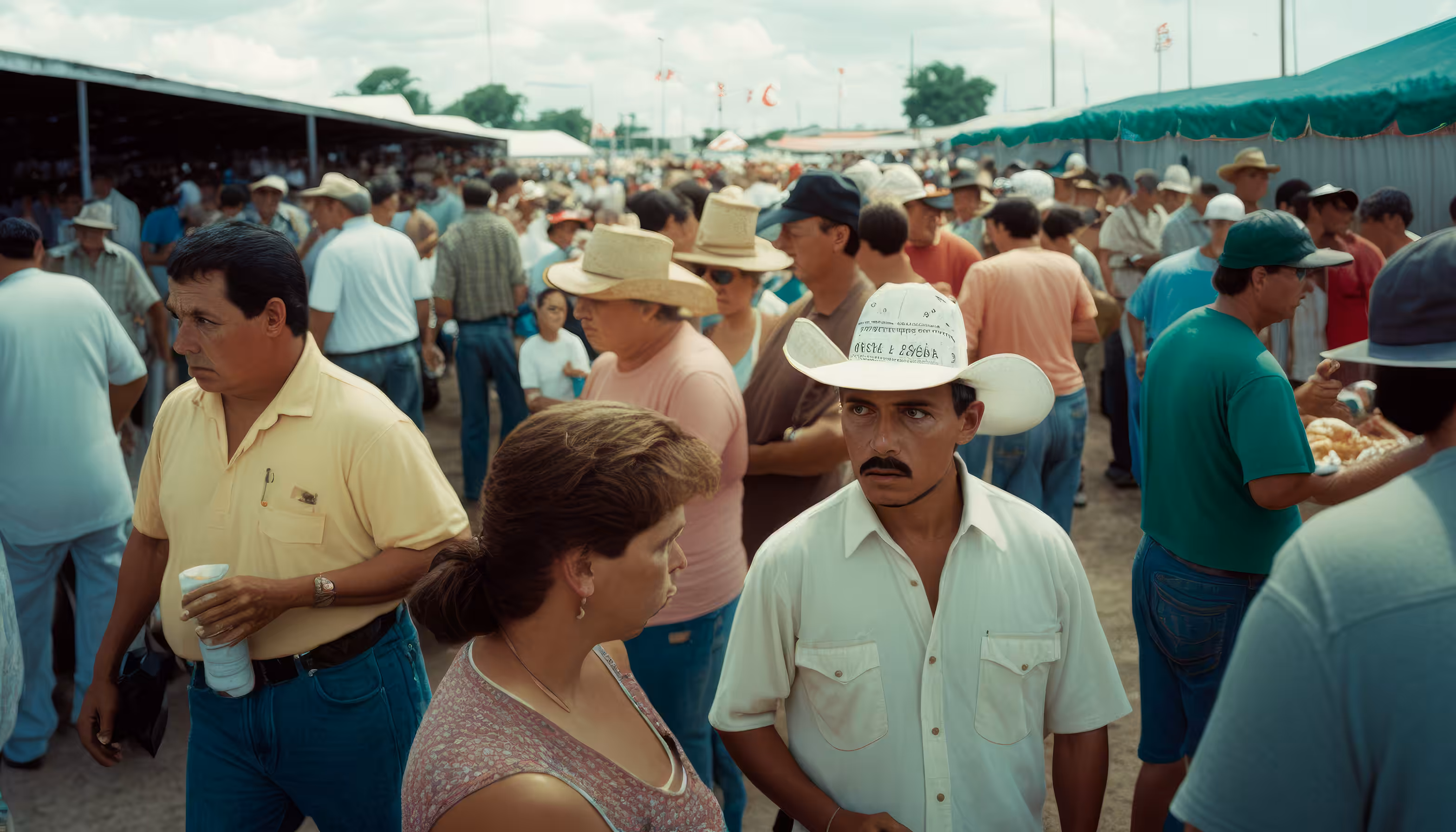 The crowd