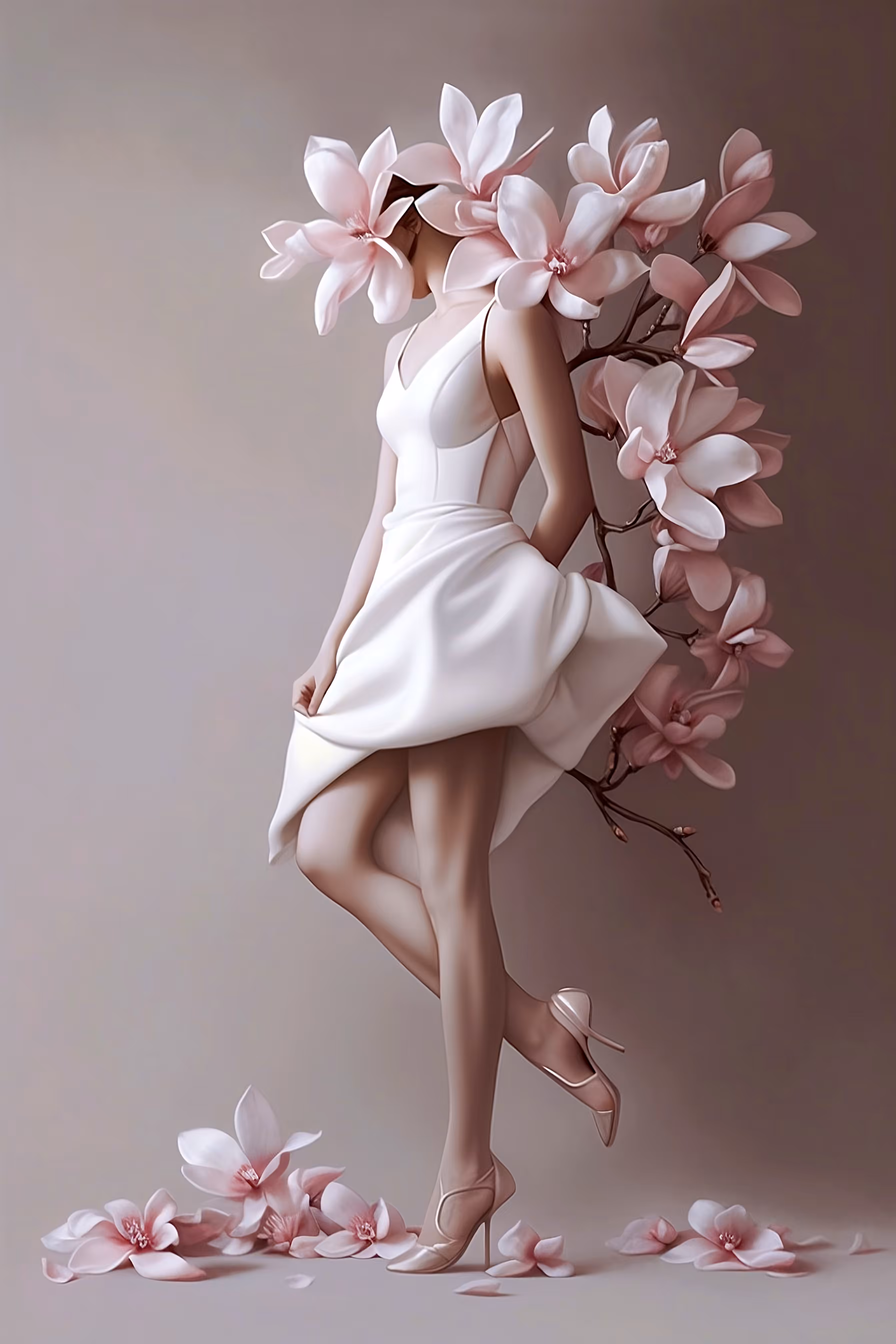 Pink flowers 