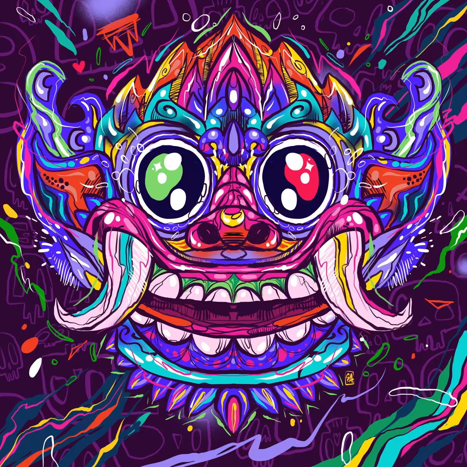 Colorful Barong