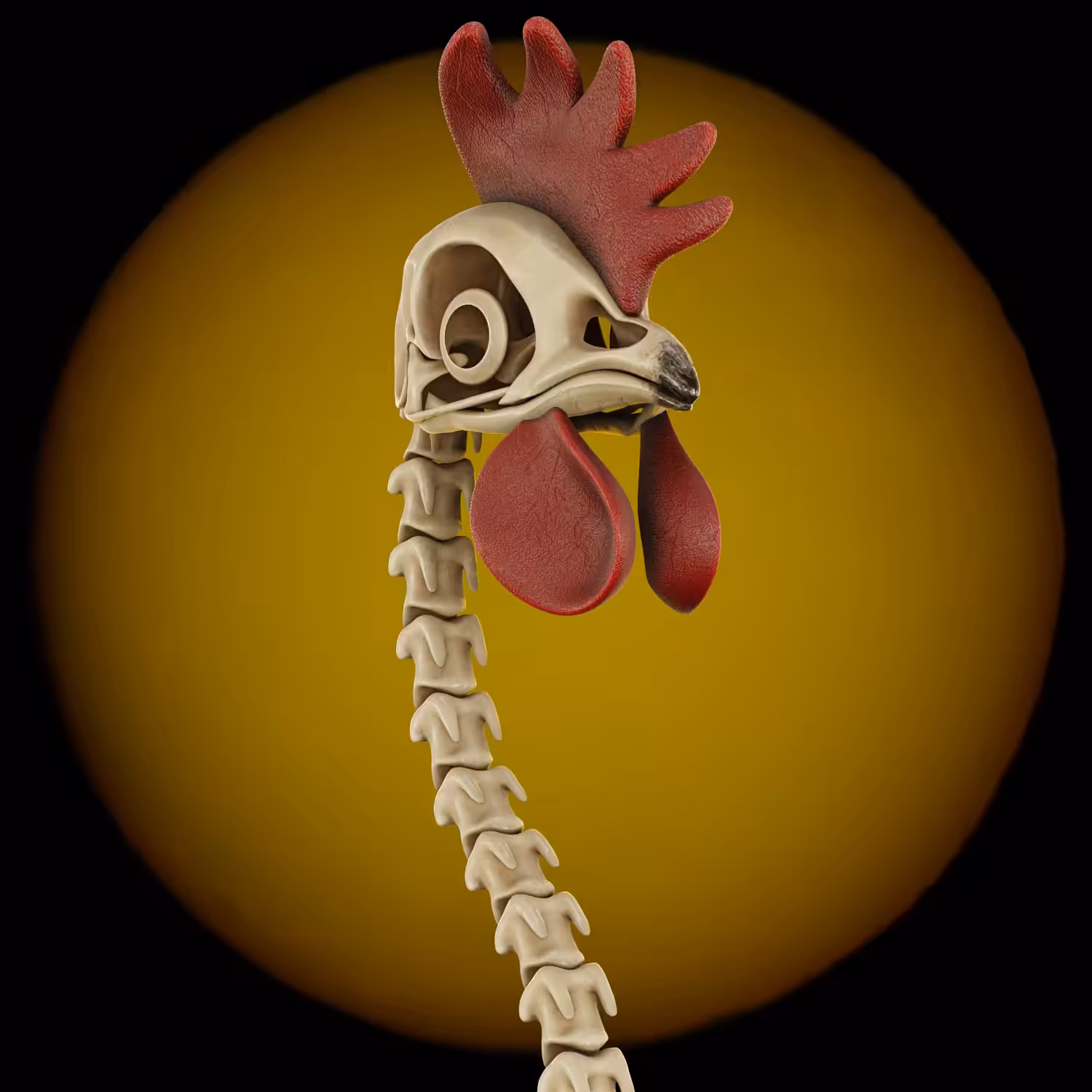 014 Hen - Chicken Bones