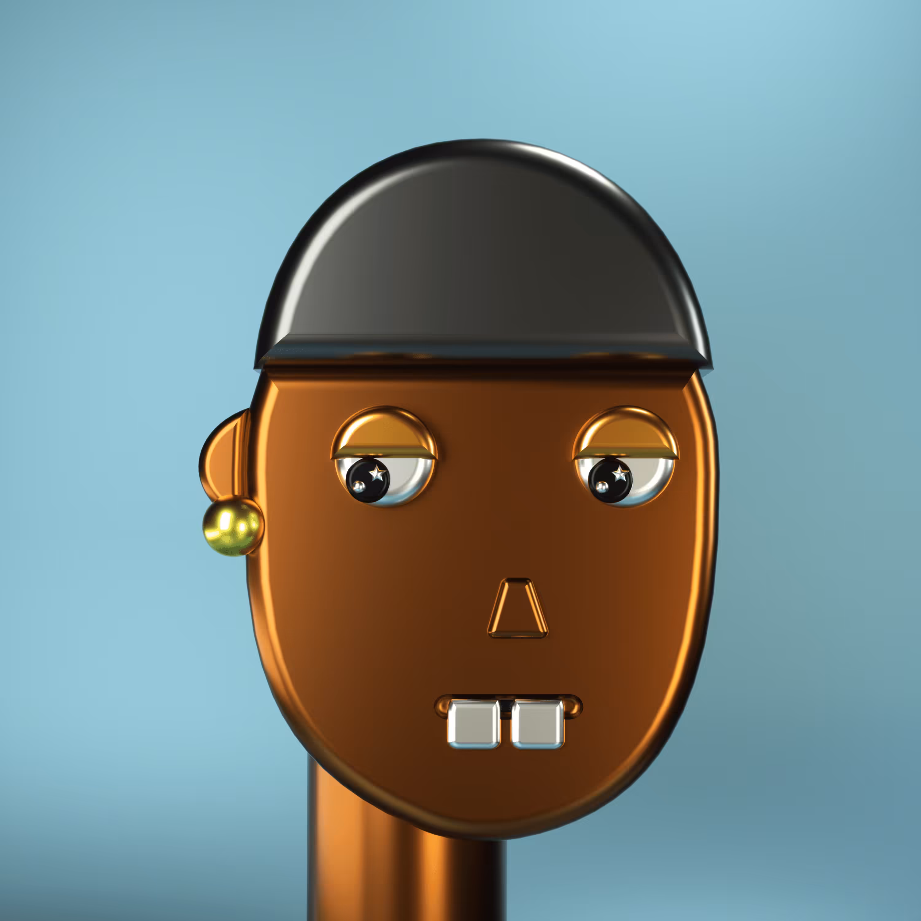 3D Chrome Punks: 3D Chrome Punk #0027