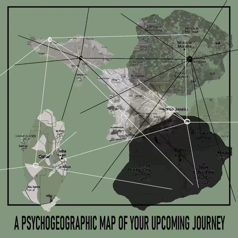 PSYCHOGEOGRAPHIC MAP  #17