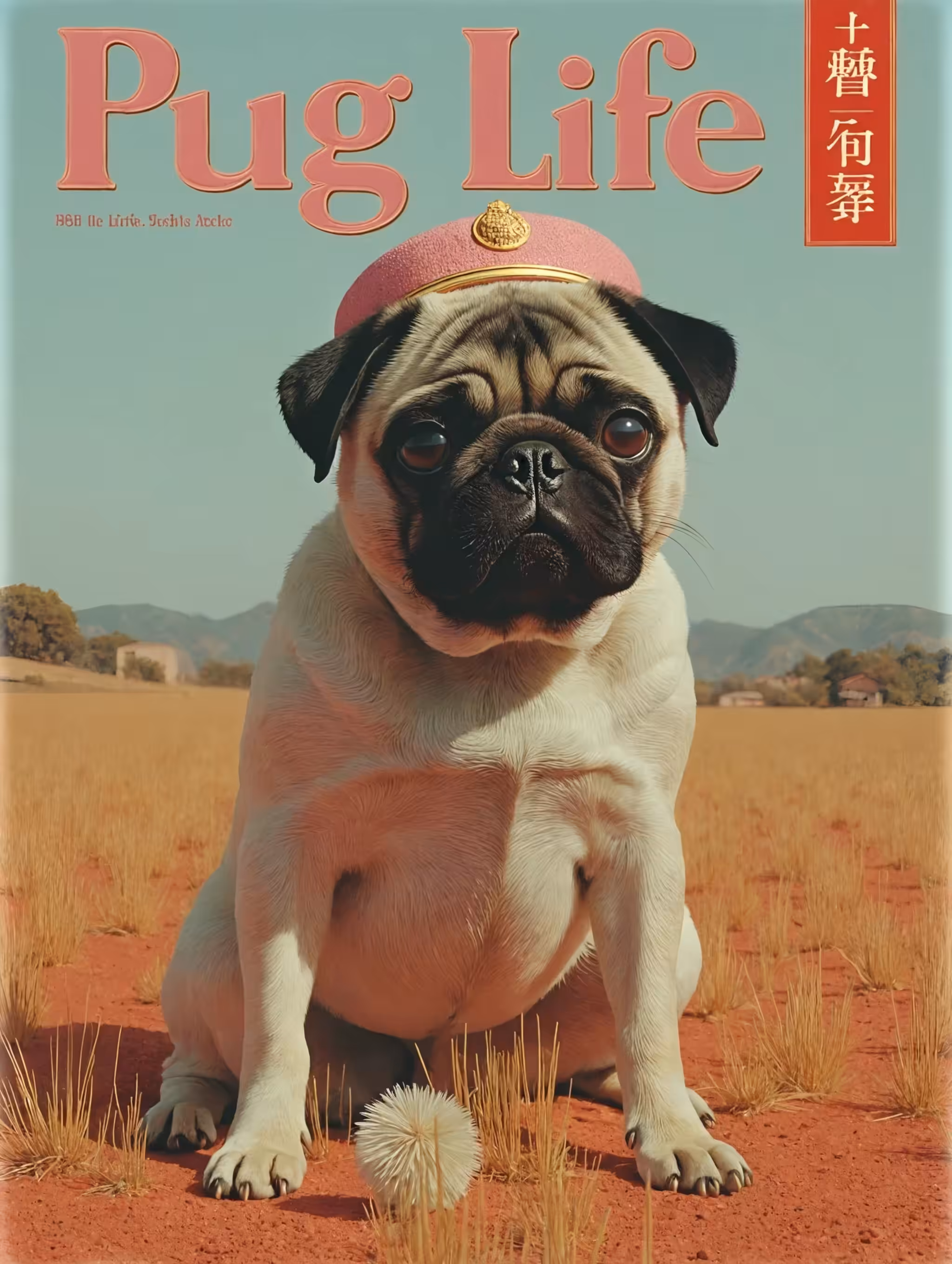 Pug Life Magazine Cover #2