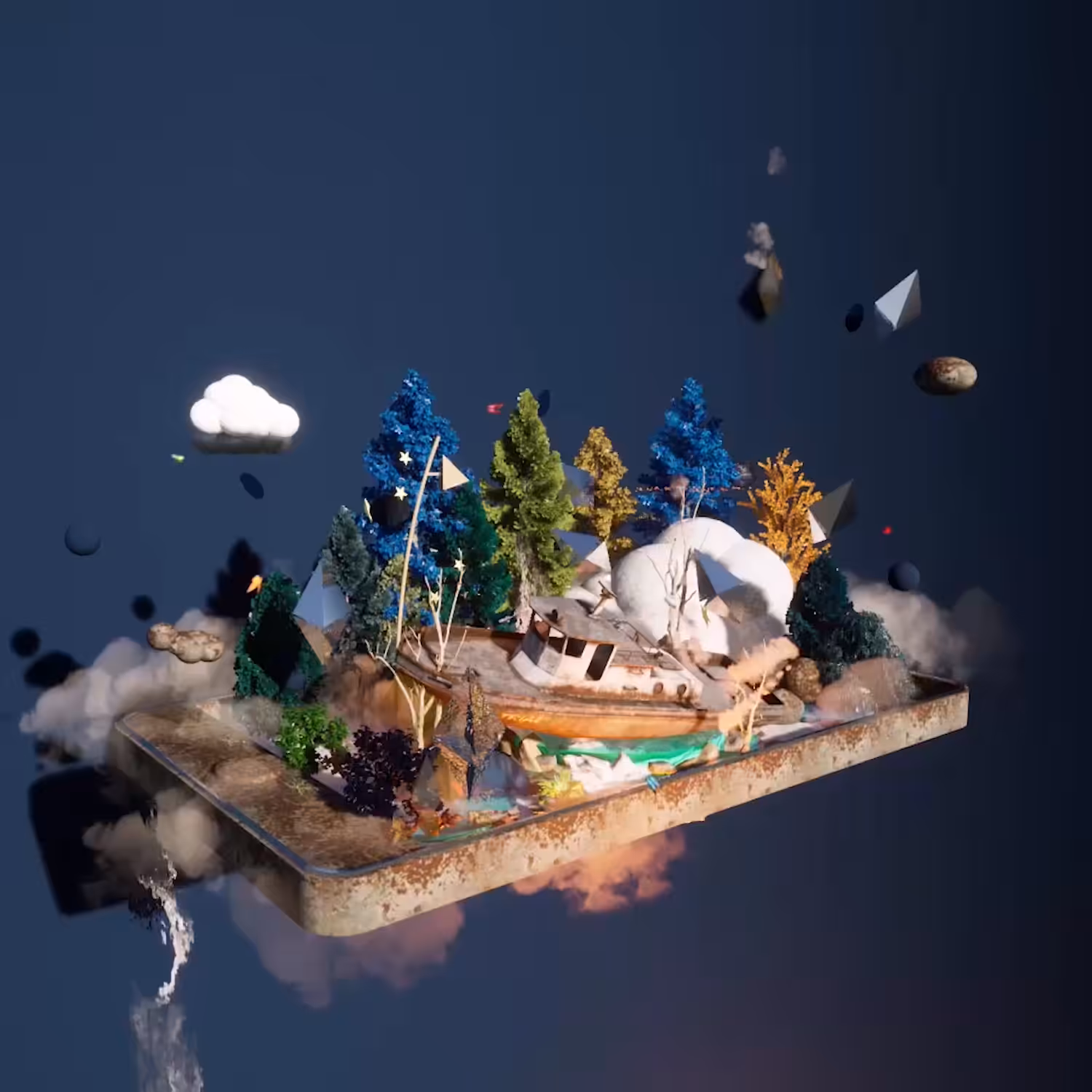 shipwreck Garden on your Phone