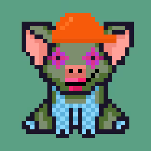 Punk Pig #00198