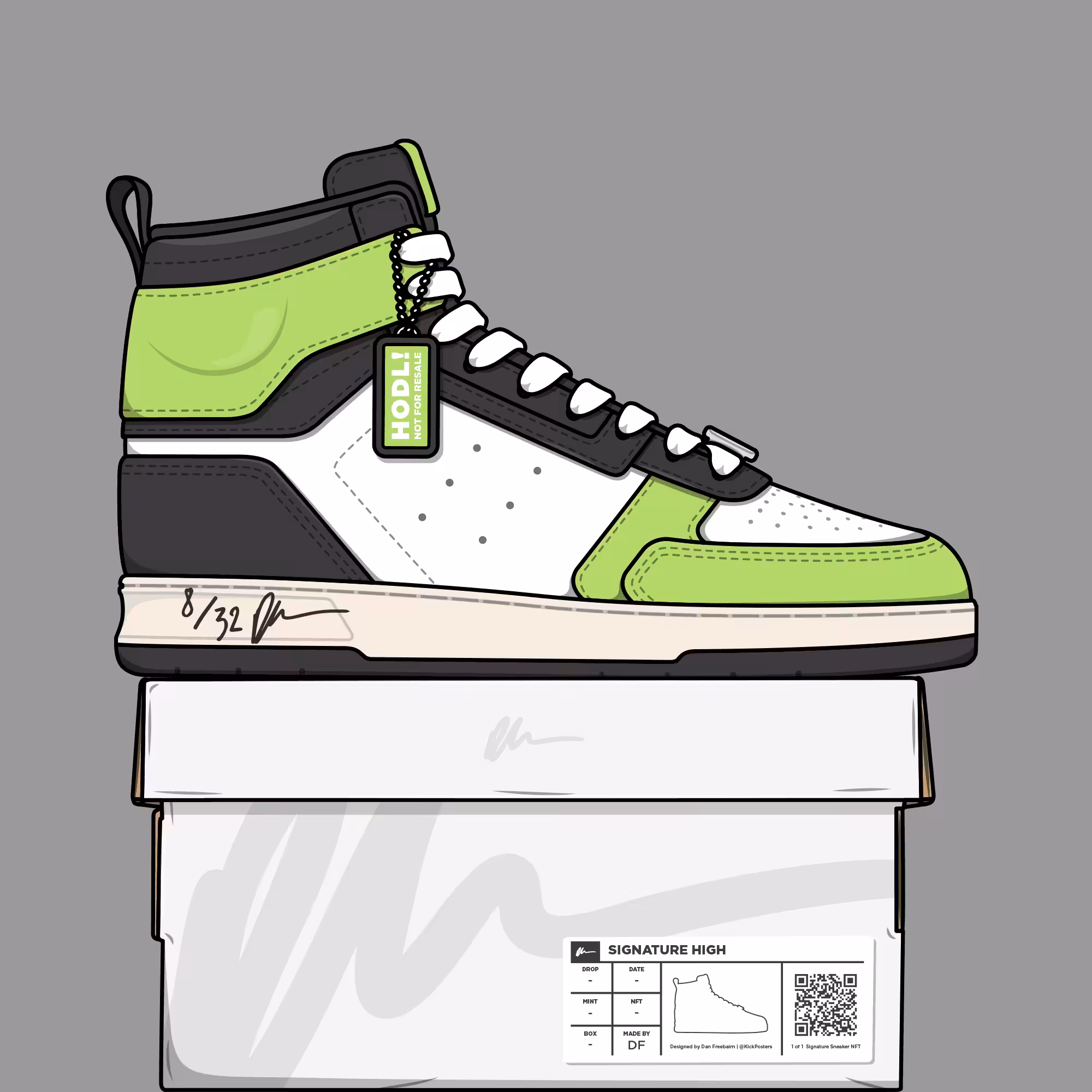 Signature Sneaker High 'Spectrum' - #8