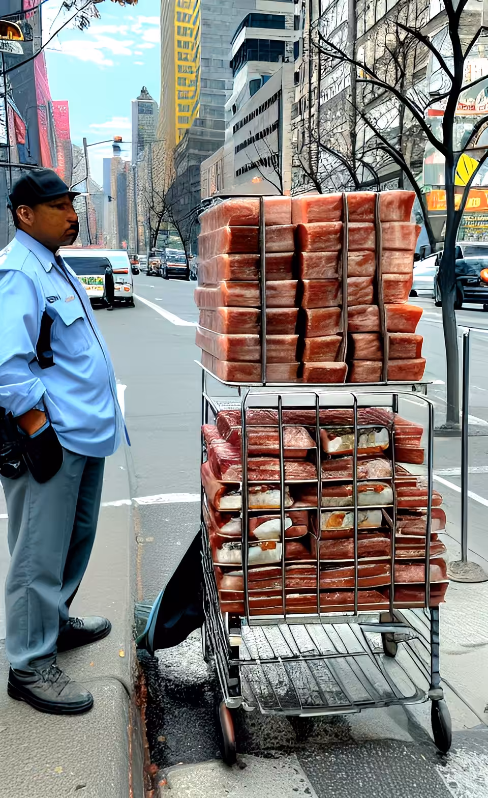 SPAM: New York SPAM dealer hidden in Diagonal Alley because of the Cop