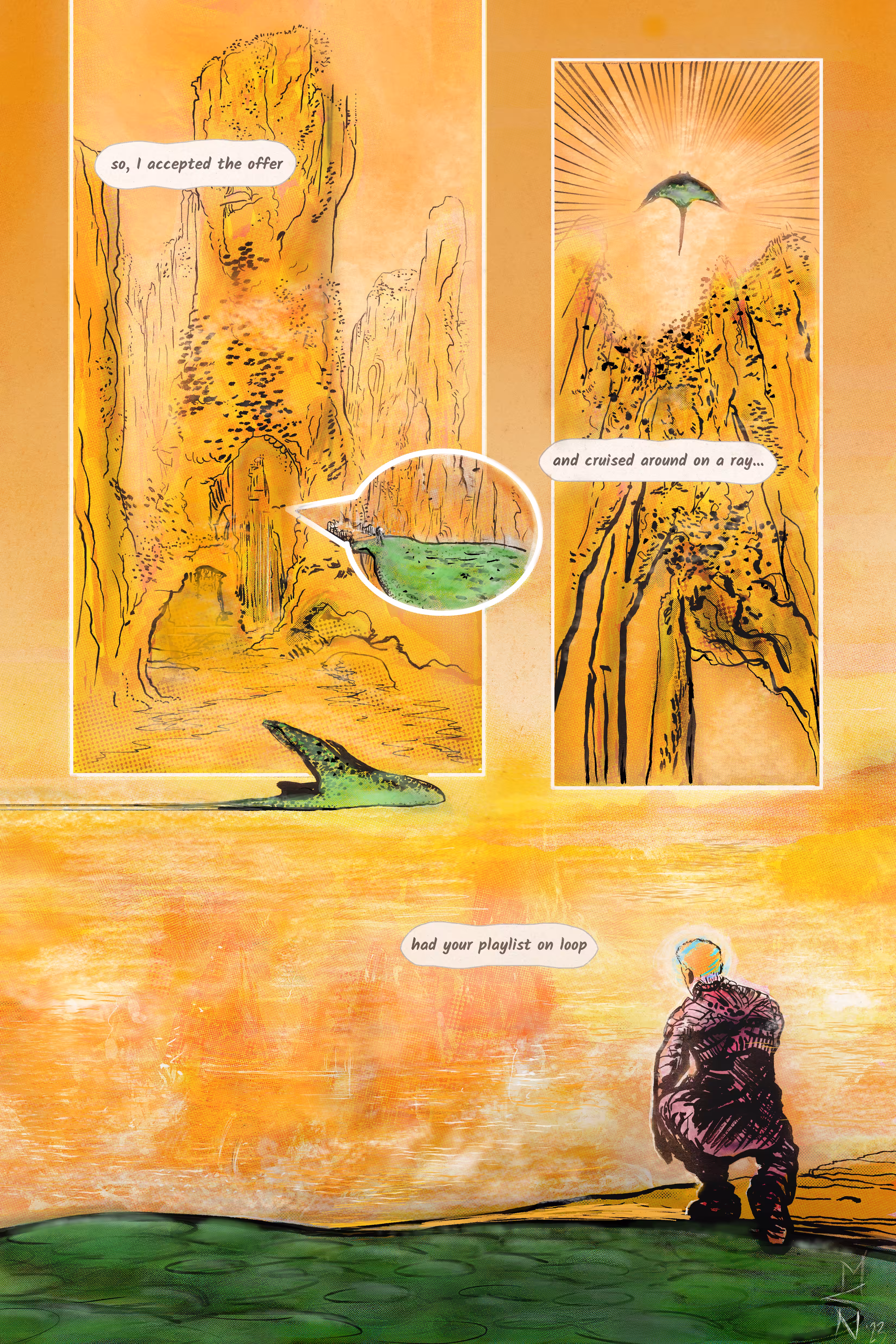 Olimax, Gliding Through Titania