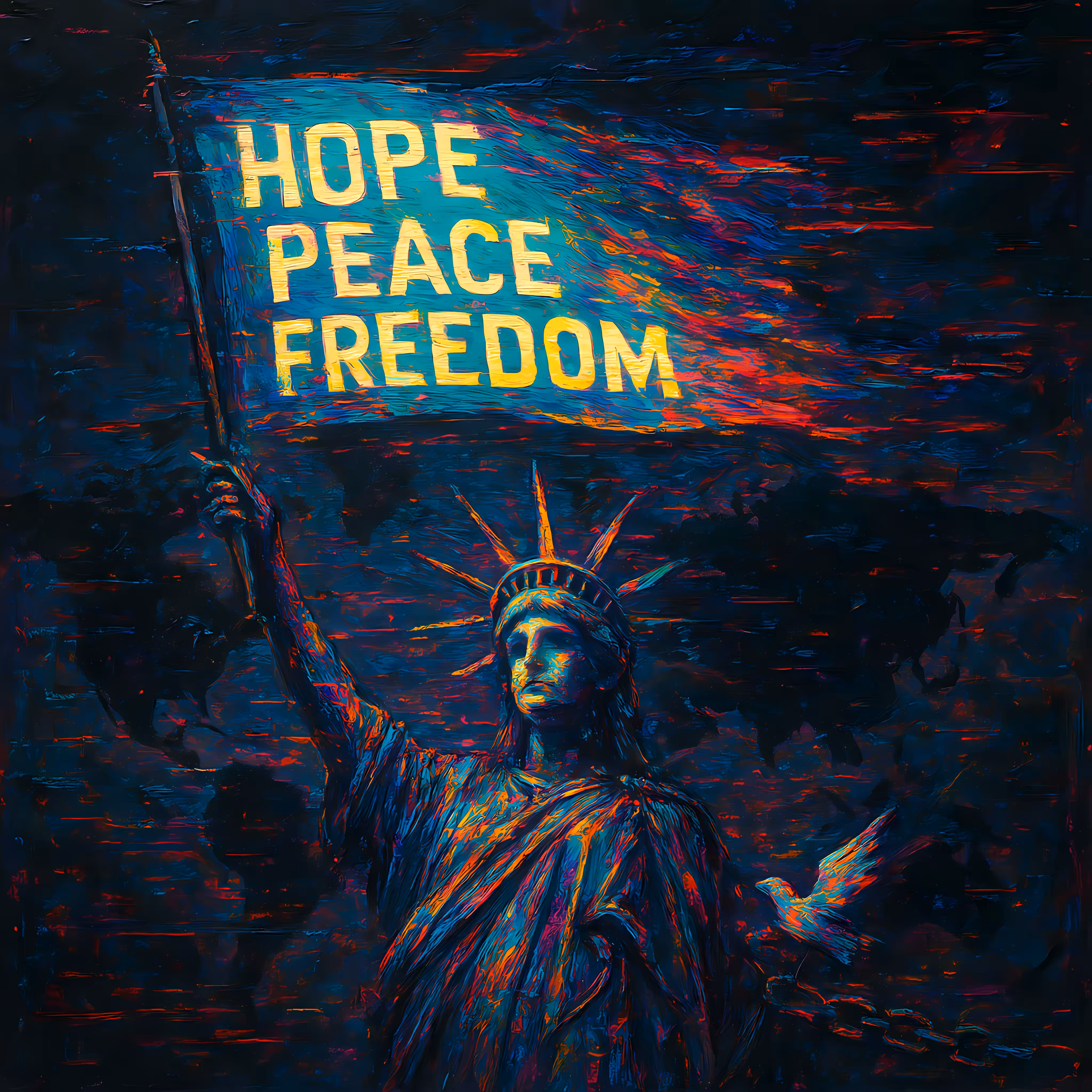 Hope Peace Freedom