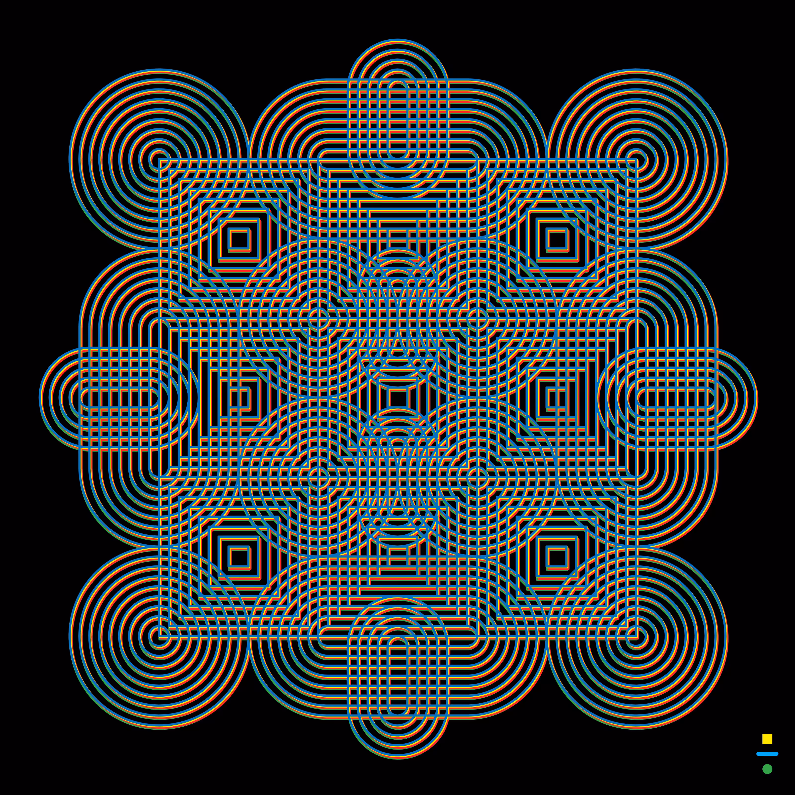 June 10: Center Set Moire Grid