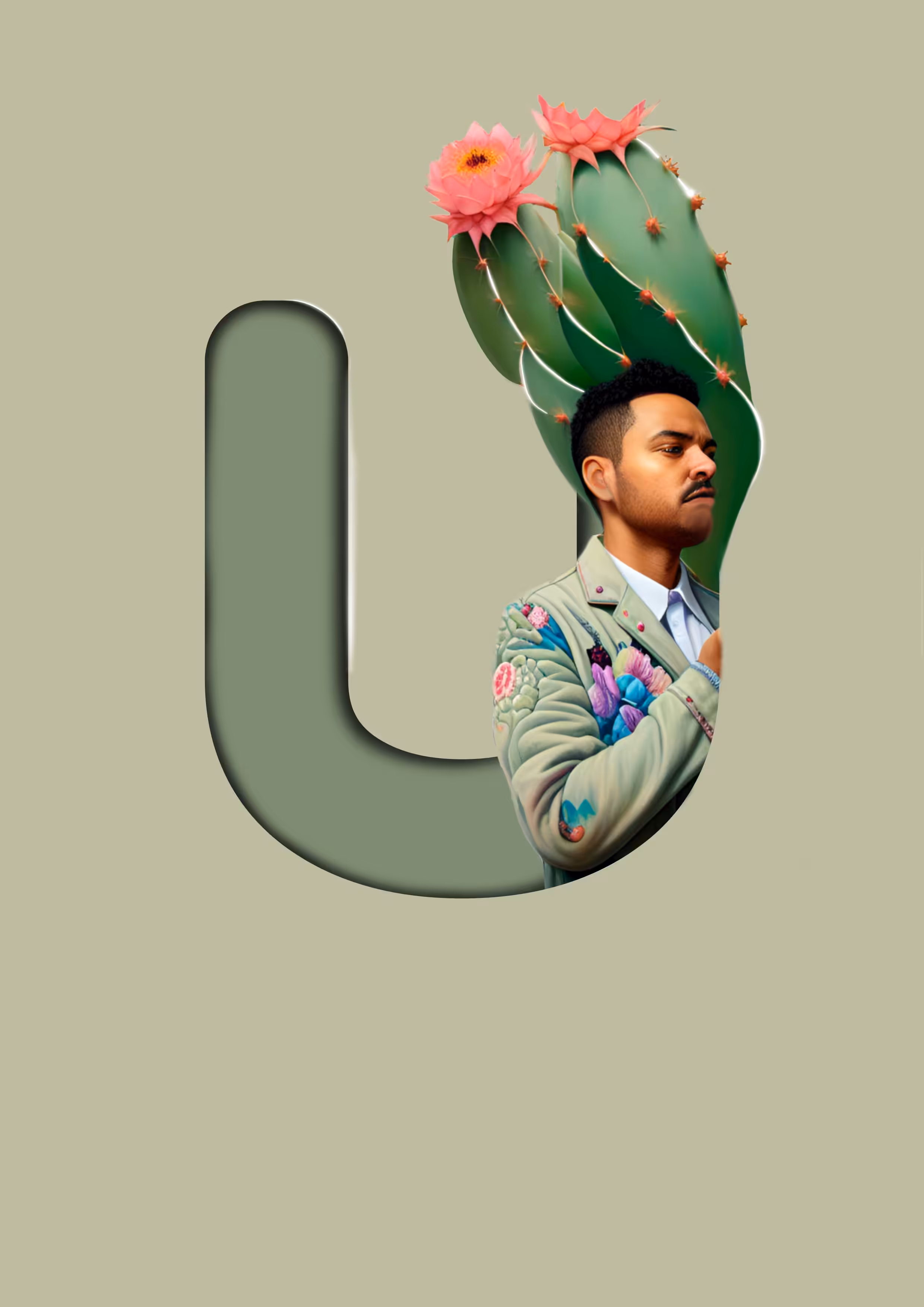 U