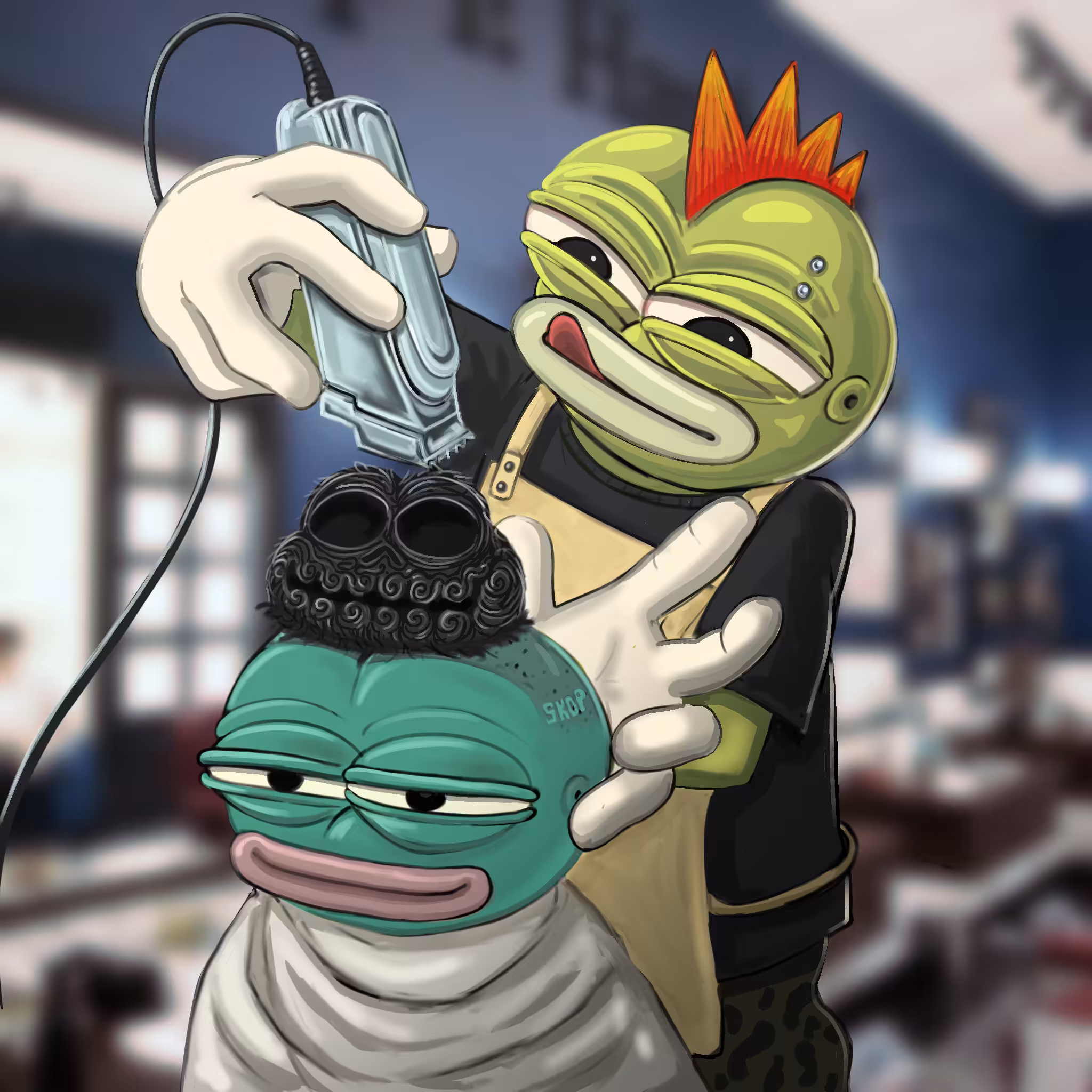 New hairstyle