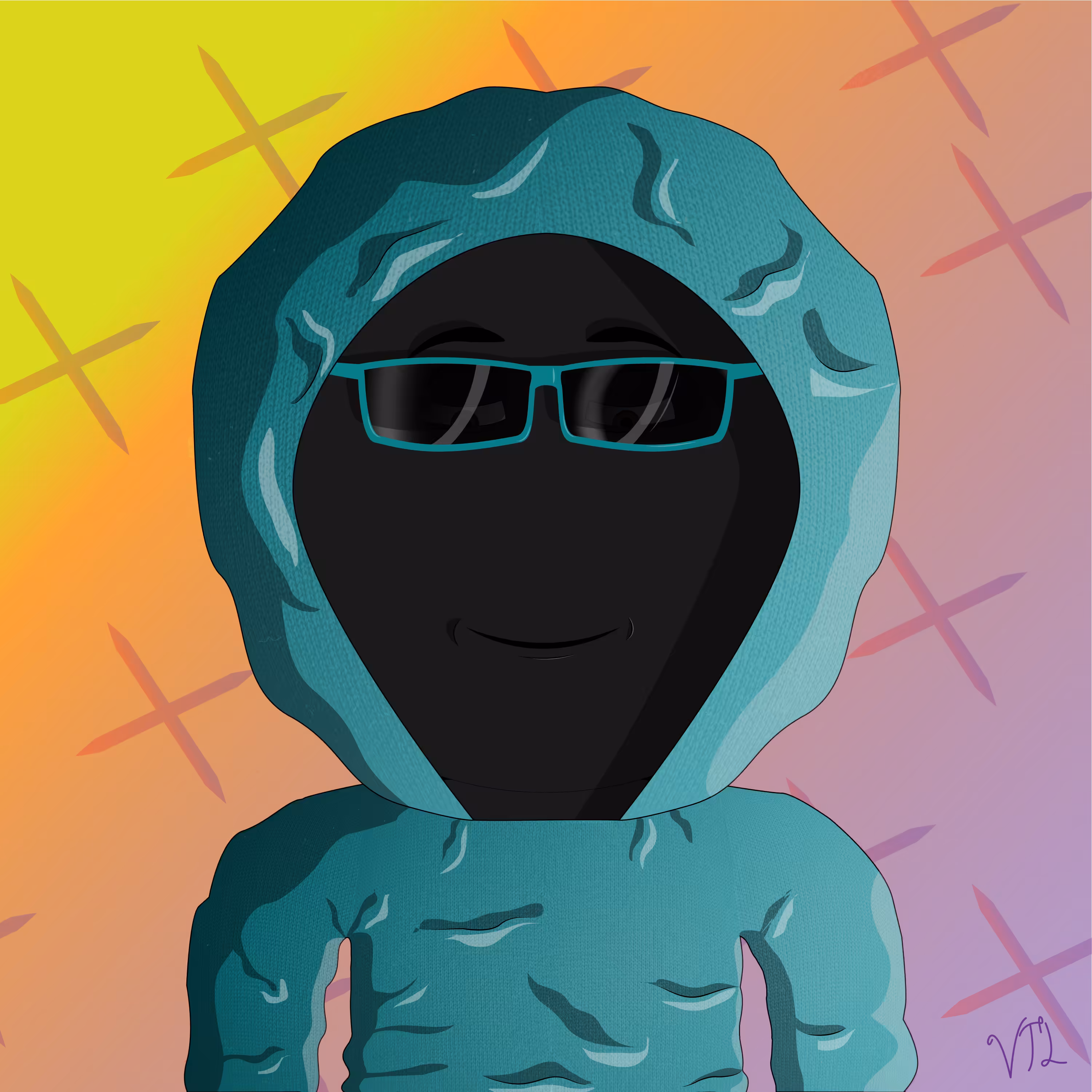 Stickman Avatar Hoodie Cian