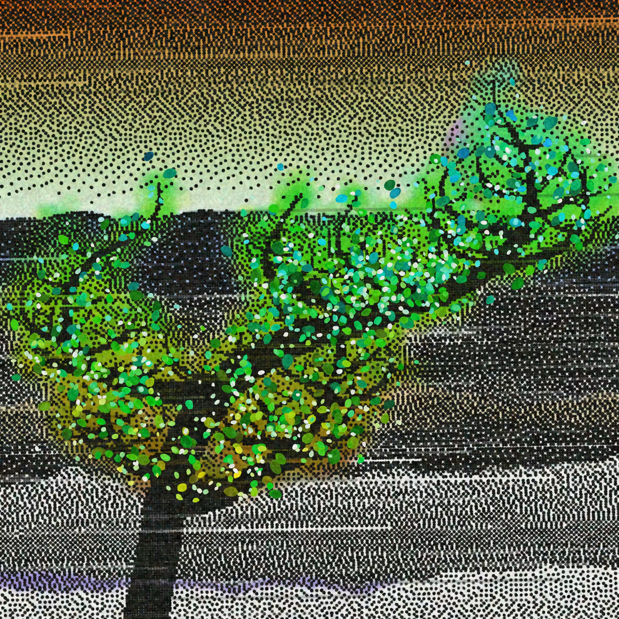 Dithered Branches #75