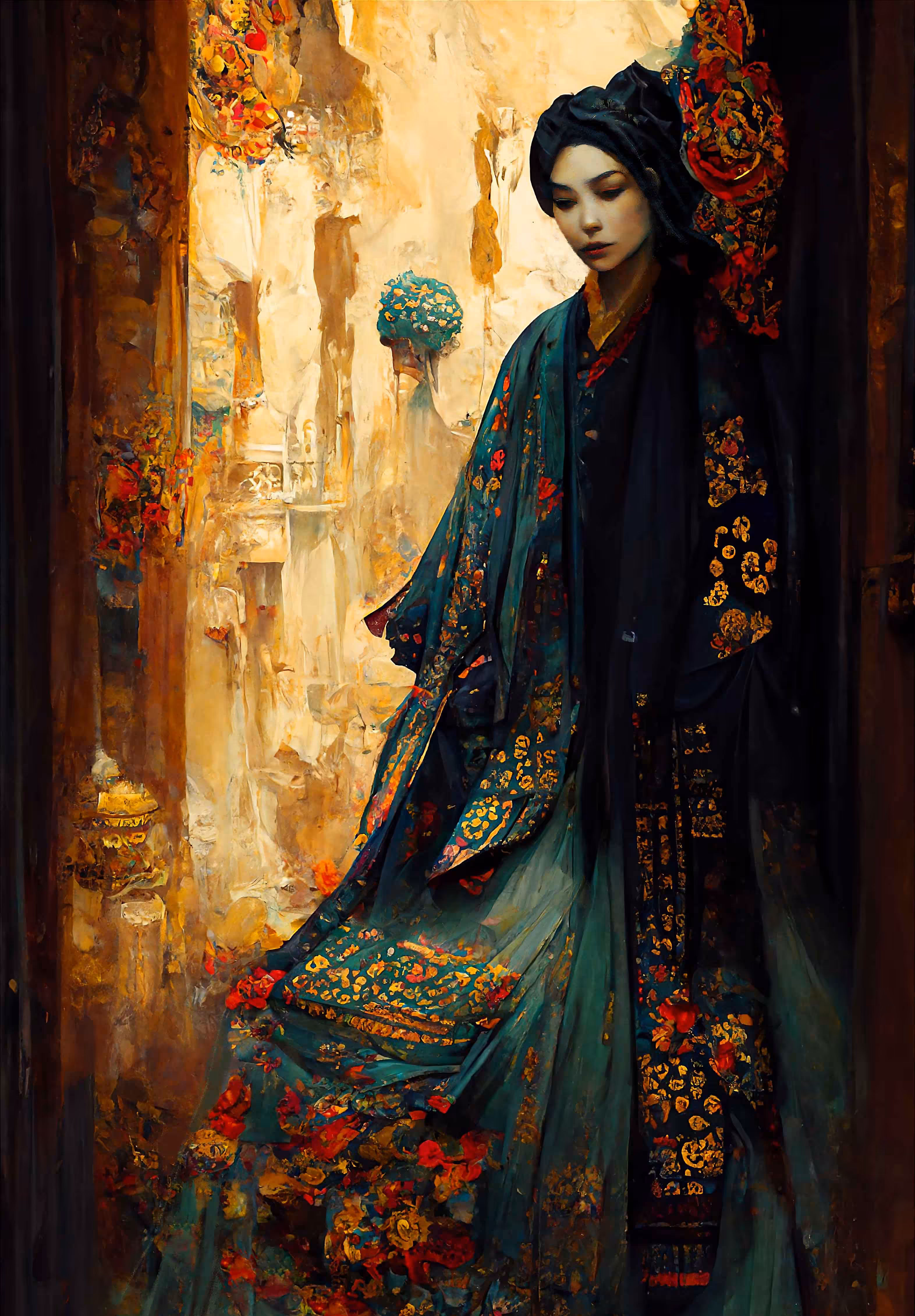 Lady in Mourning