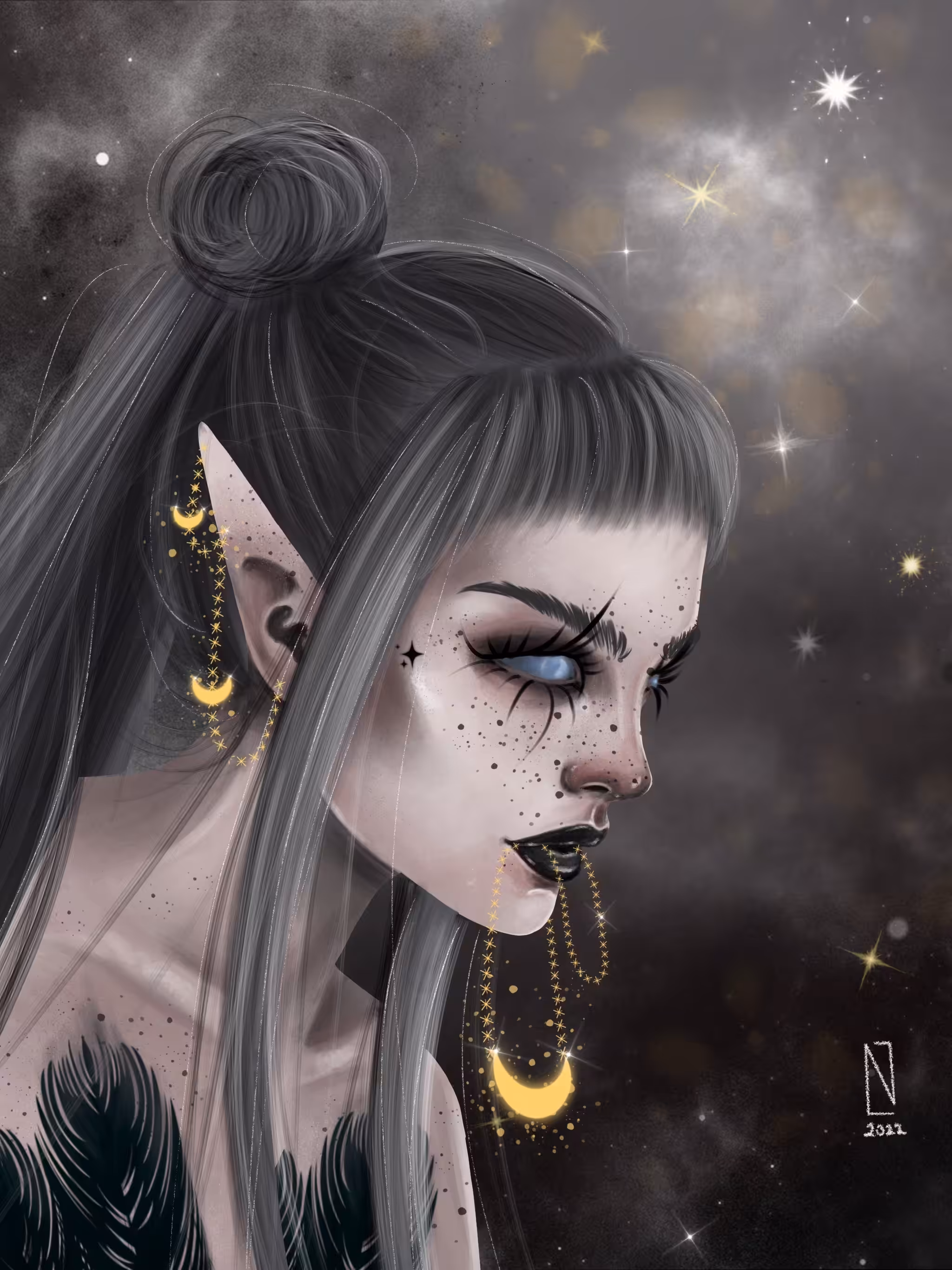 Gray Bun