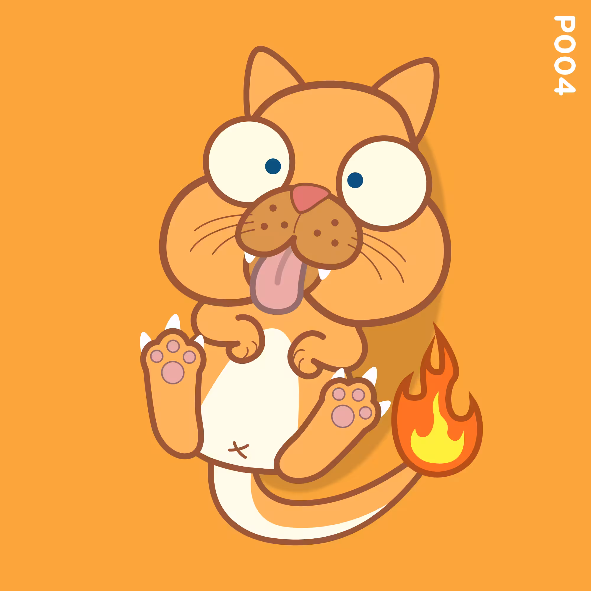 P001 --- Laying Derp Catmander ---