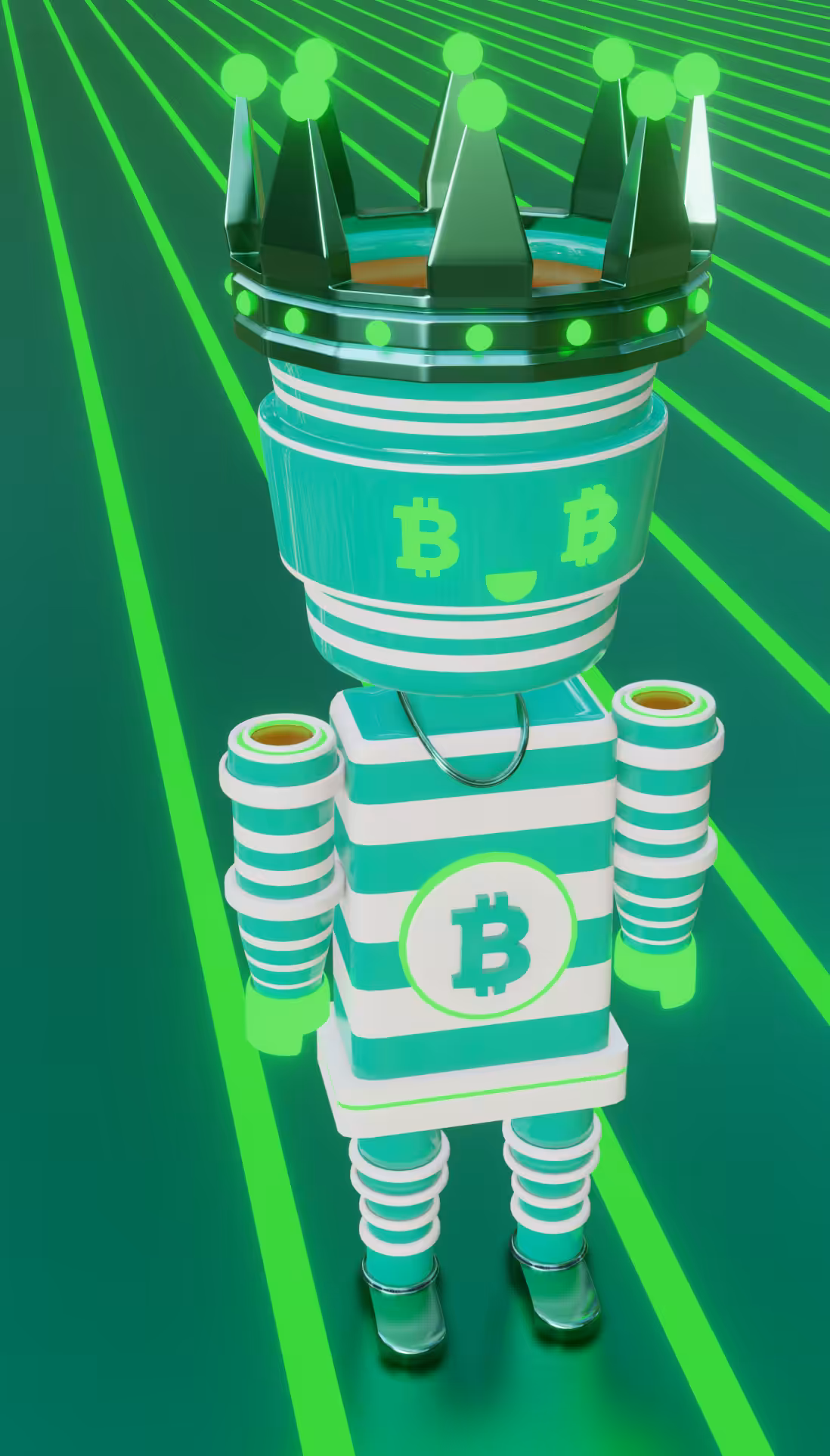 Bitcoin Cash Coffee Mascot