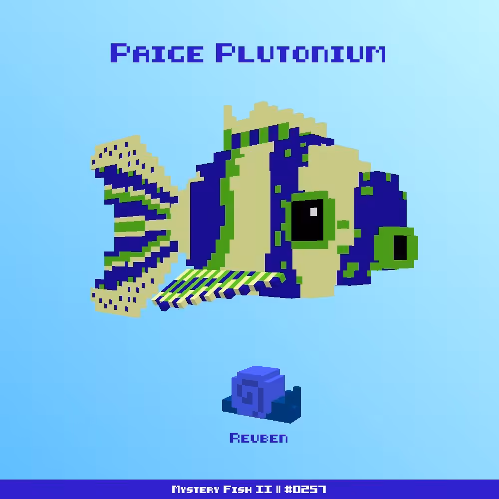 Paige Plutonium :: Mystery Fish 0257/1000