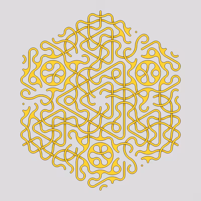 Truchet Threefold Symmetry #47