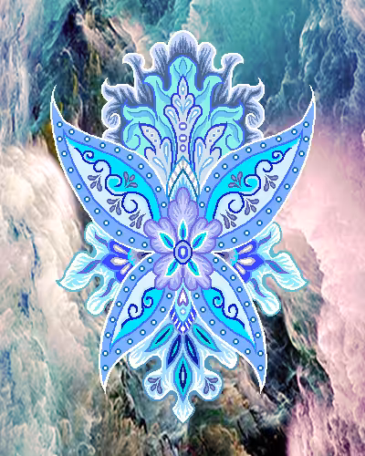 Winter odds butterfly