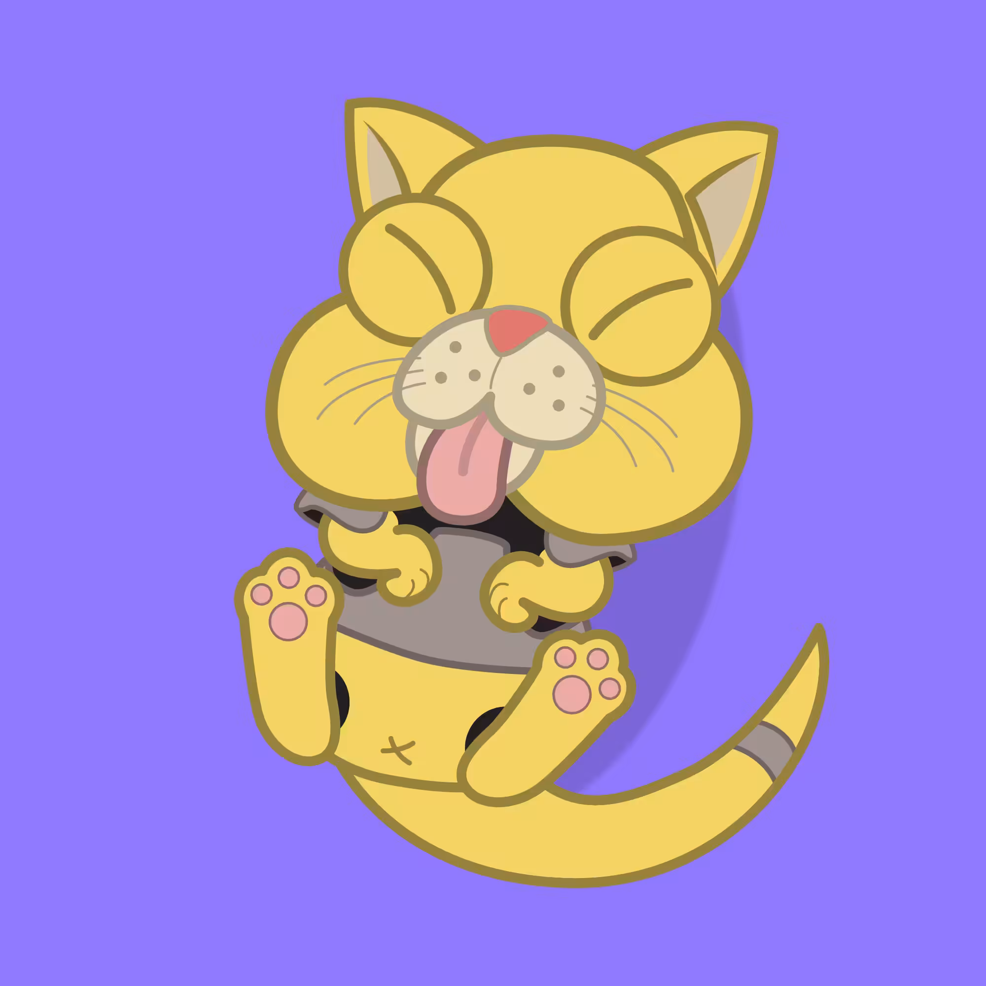 P063 --- Laying Derp Catbra ---