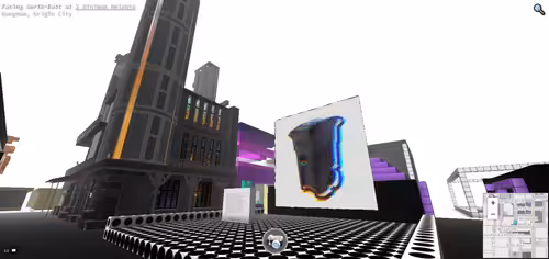 VIRTUAL PHOTOGRAPHY #7 TRASH GIF INSTALLATION