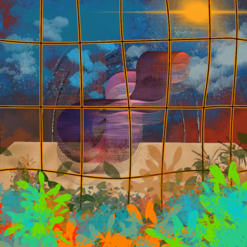 Geometric Garden #9
