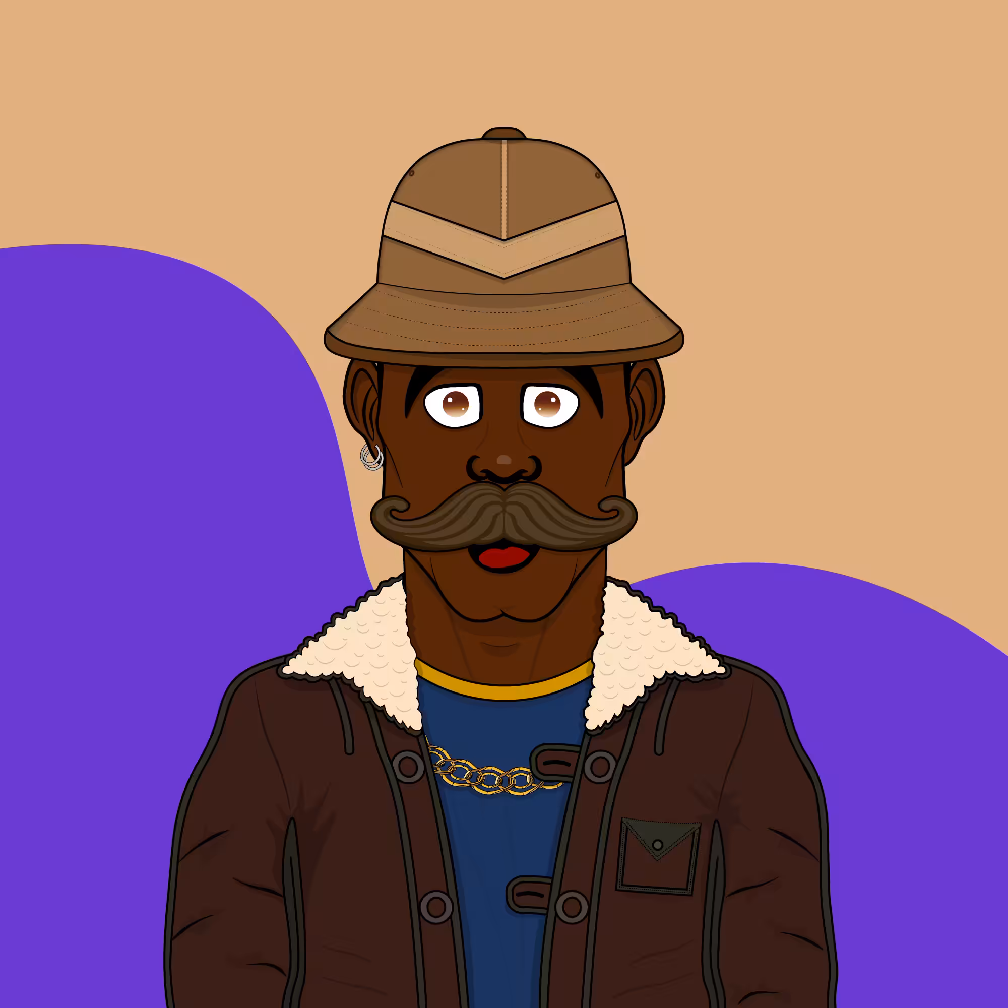Mustachioed #11