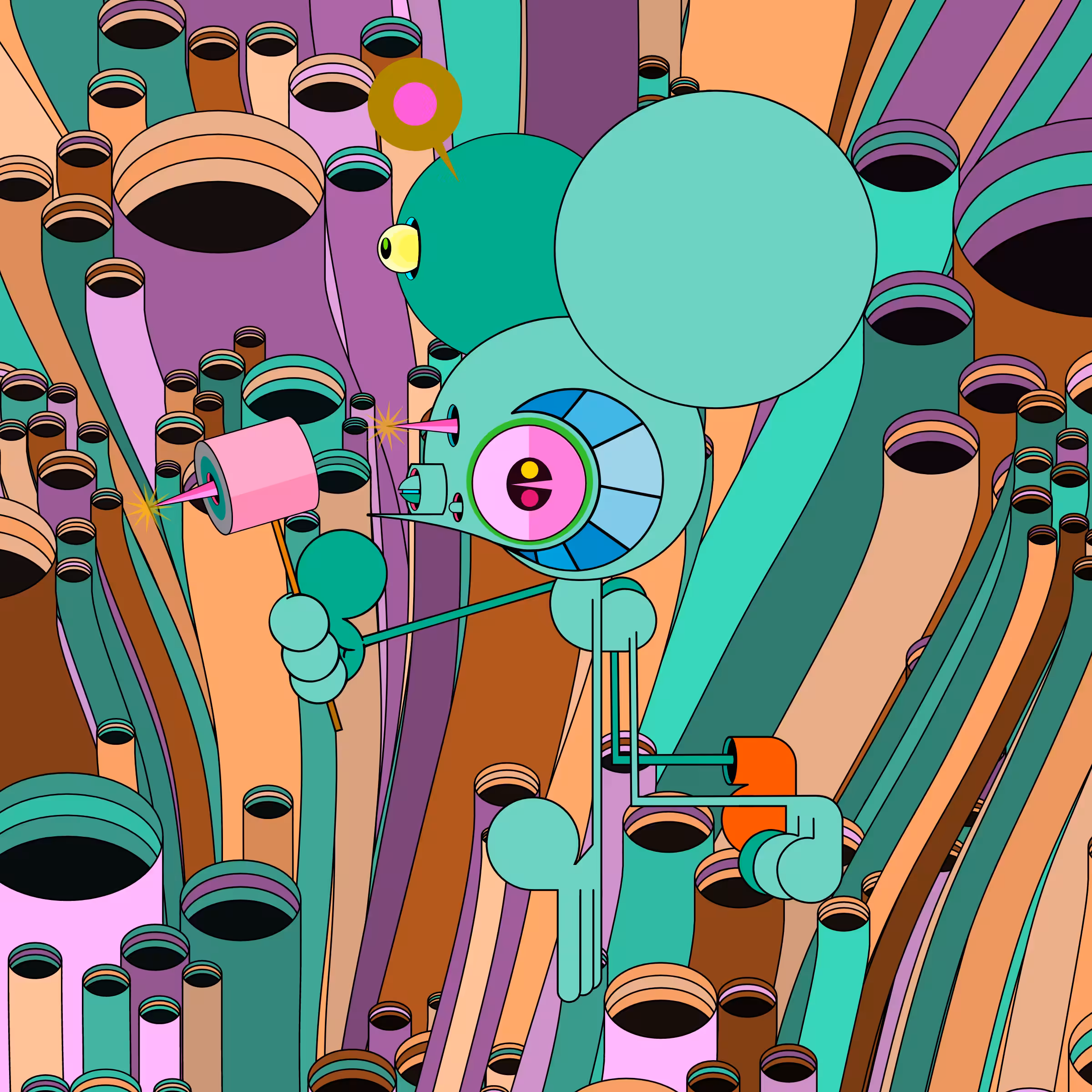 Neogen Space Monkeys #2487