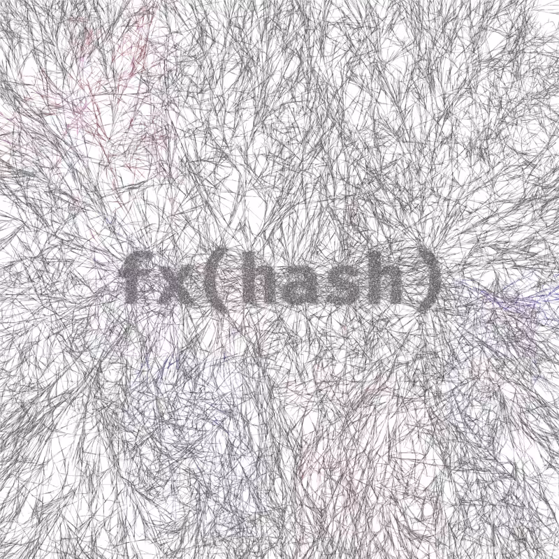 FXHASH Generative Logo #338