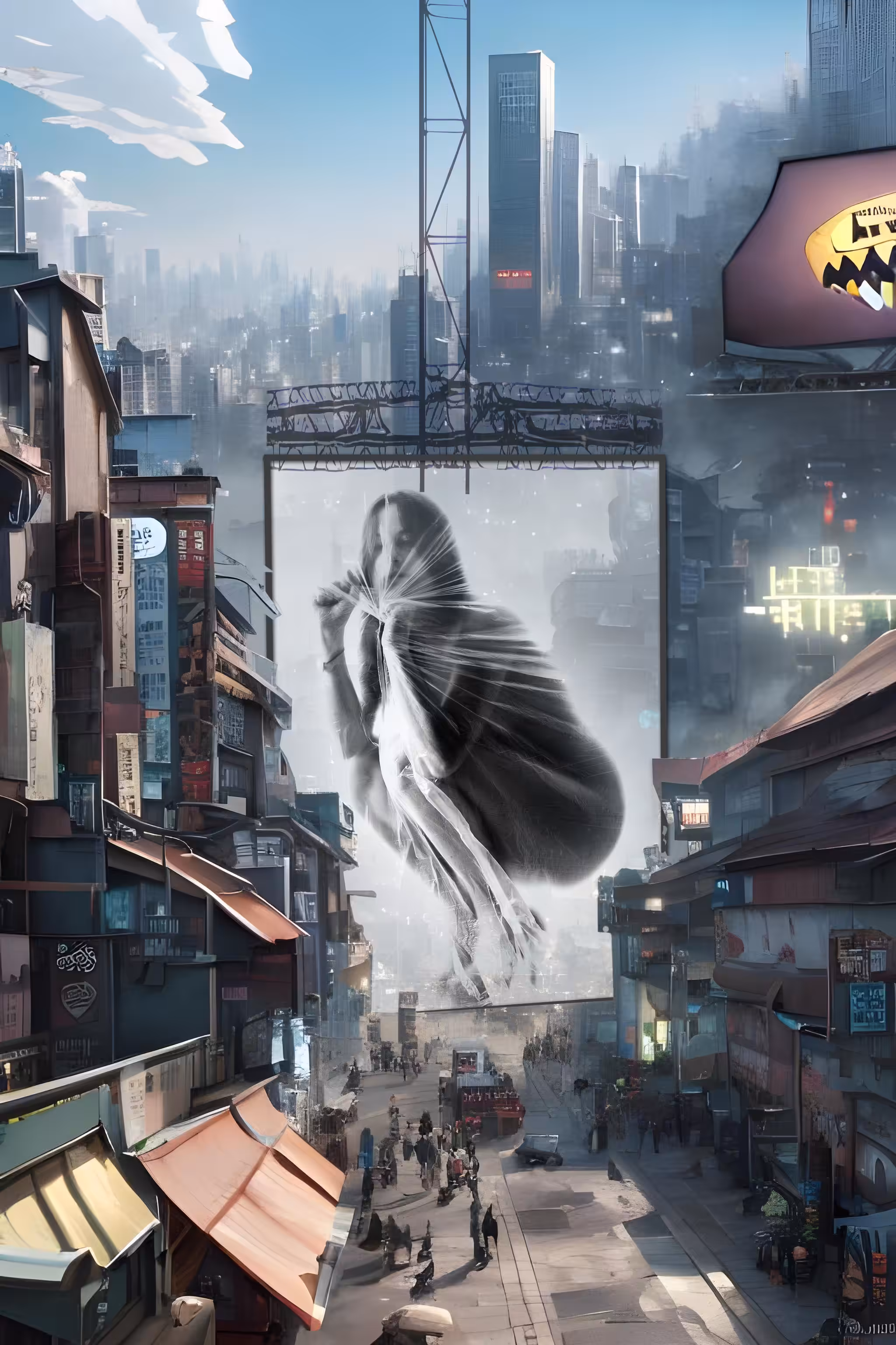 Billboard #3 - Raileigh Outside the Diaphragm in the city, special (almost free) Christmas edition 100