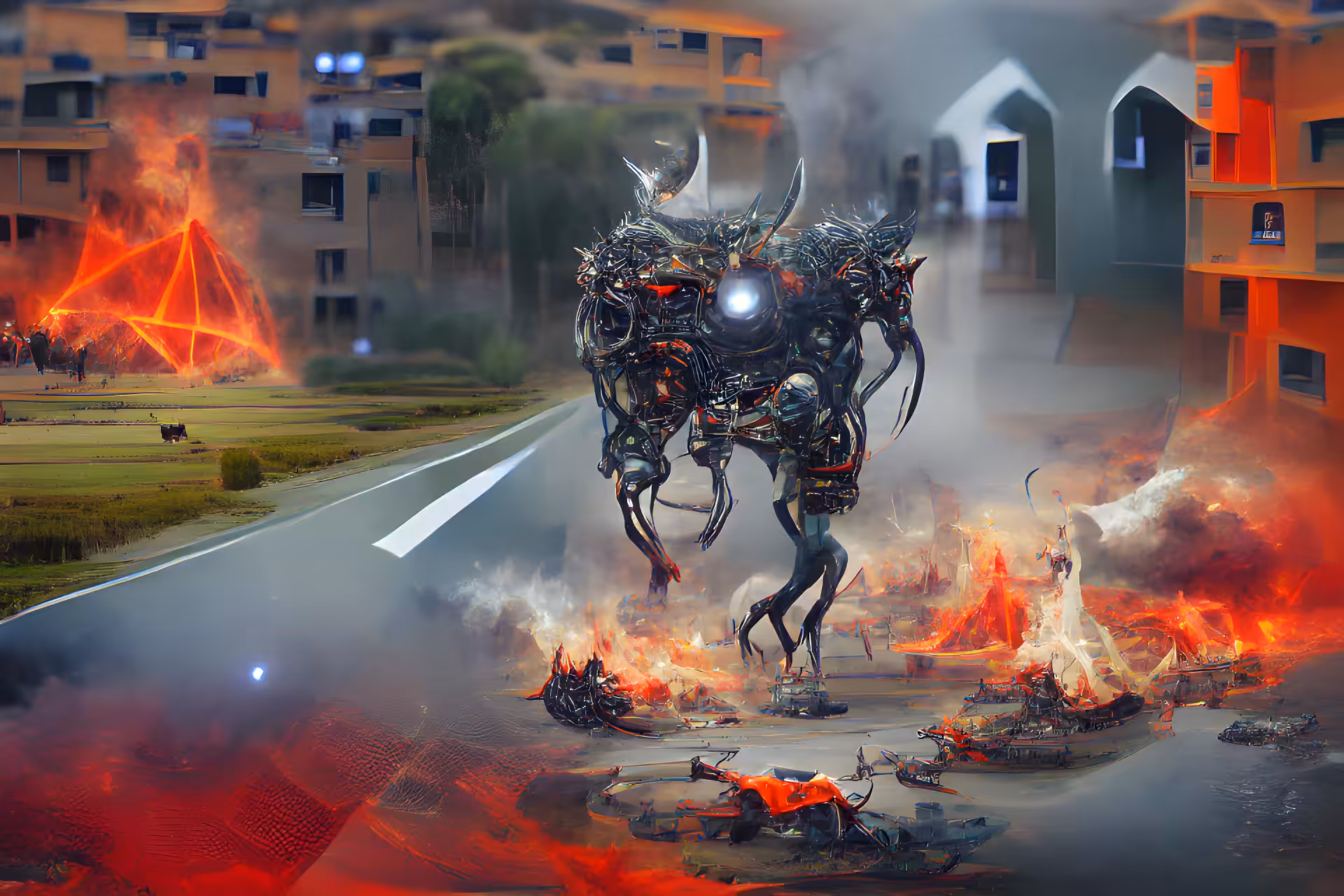 Demons in the street